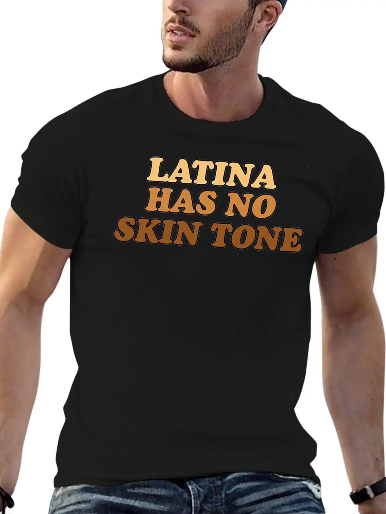 Womens Latina Has No Skin Tone Empowered And Unifi Comfortable Minimalist Graphic Tee – Summer Style Essential