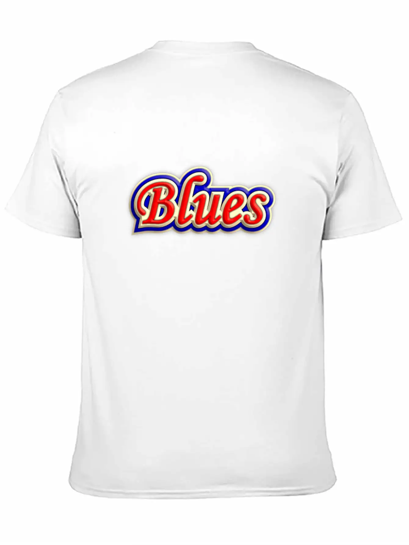Wonderful Blues Music Relaxed Everyday Tee – Lightweight And Durable Cotton