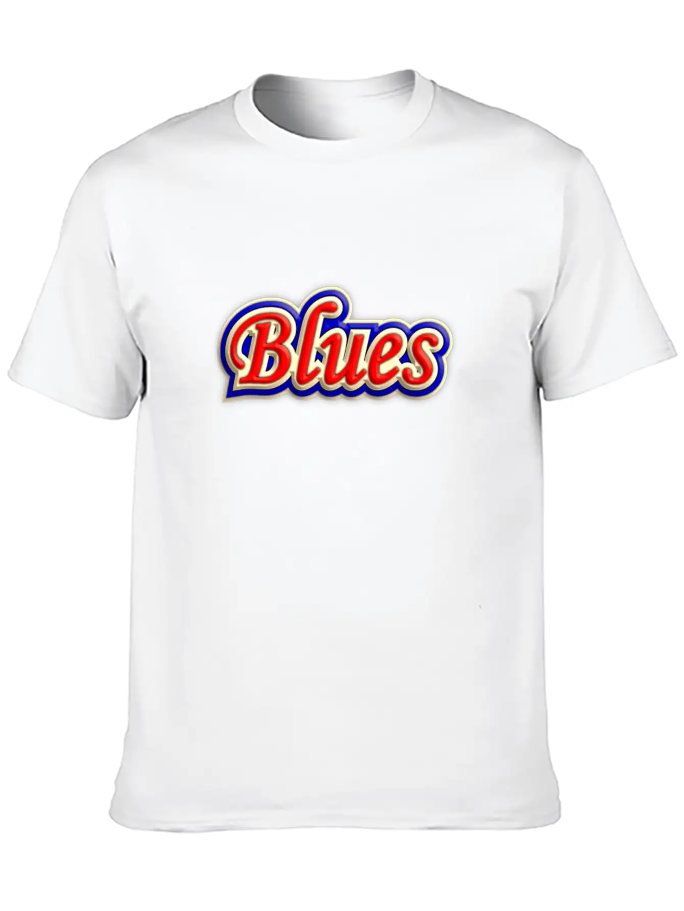 Wonderful Blues Music Relaxed Everyday Tee – Lightweight And Durable Cotton