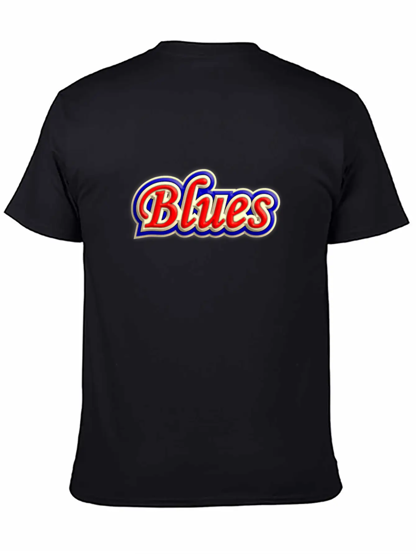Wonderful Blues Music Relaxed Everyday Tee – Lightweight And Durable Cotton