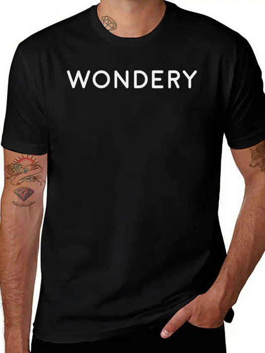 Wondery Logo Stylish Everyday T-Shirt – Unisex Basic Cotton Tee