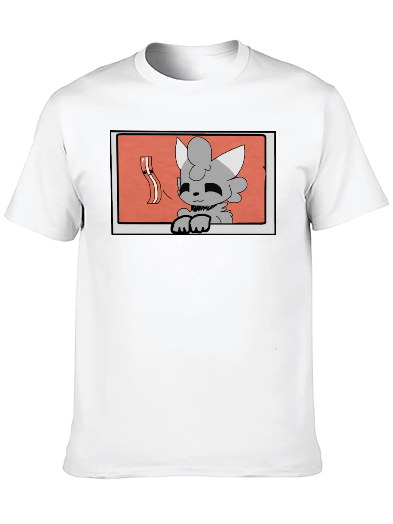 Woolfy Shirt Basic Graphic T-Shirt – Daily Comfort In Soft Cotton