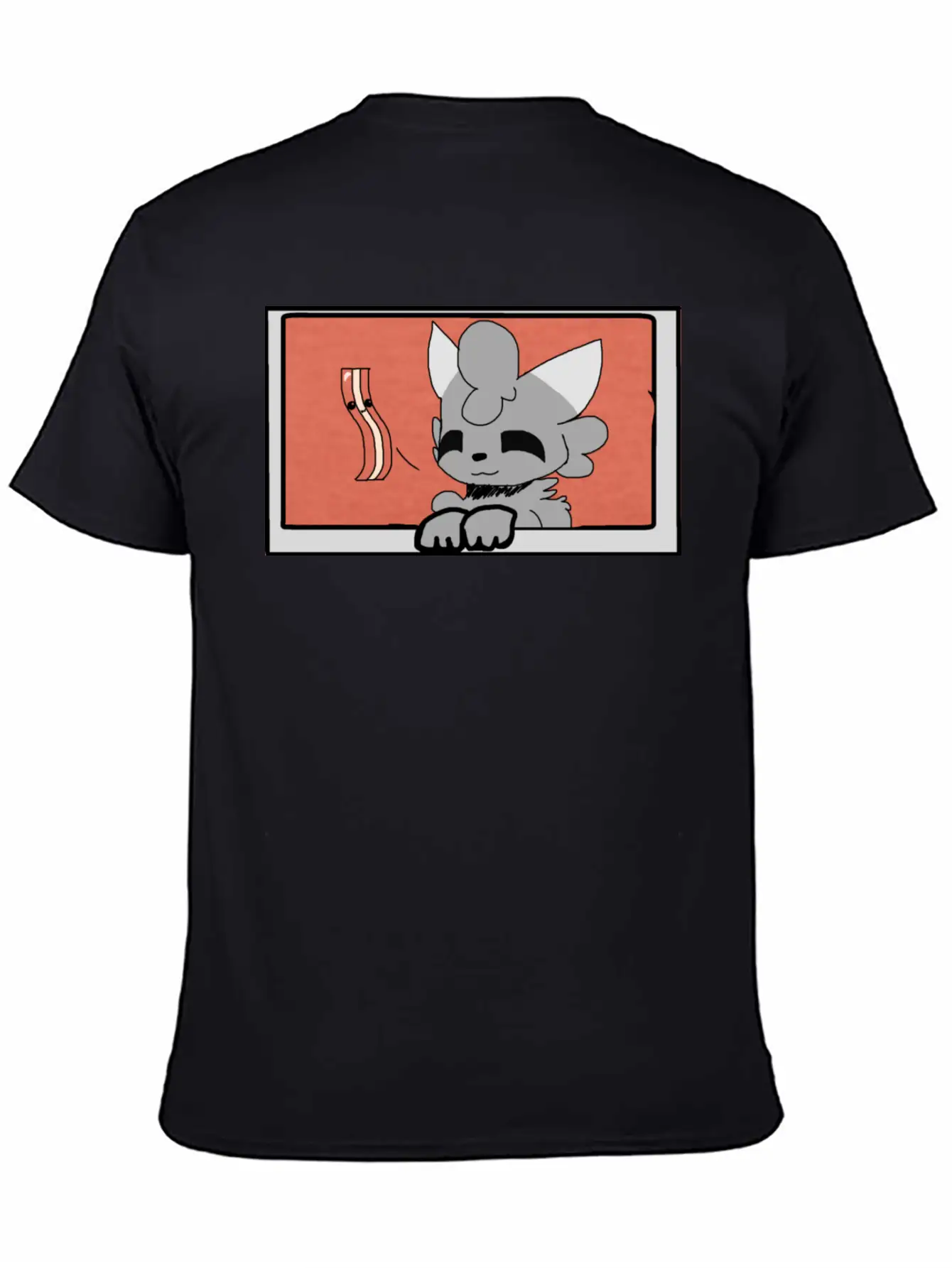 Woolfy Shirt Basic Graphic T-Shirt – Daily Comfort In Soft Cotton