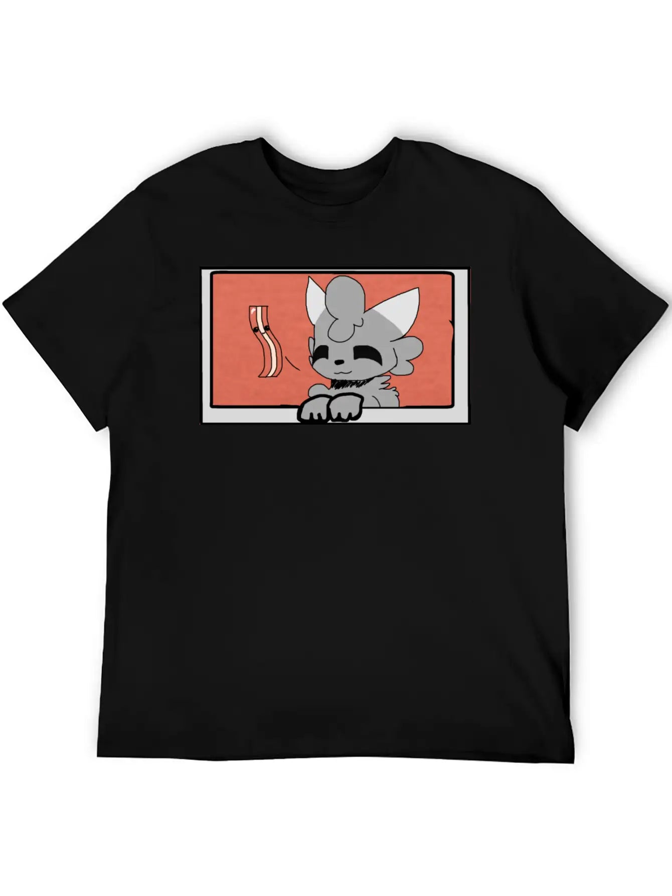 Woolfy Shirt Basic Graphic T-Shirt – Daily Comfort In Soft Cotton