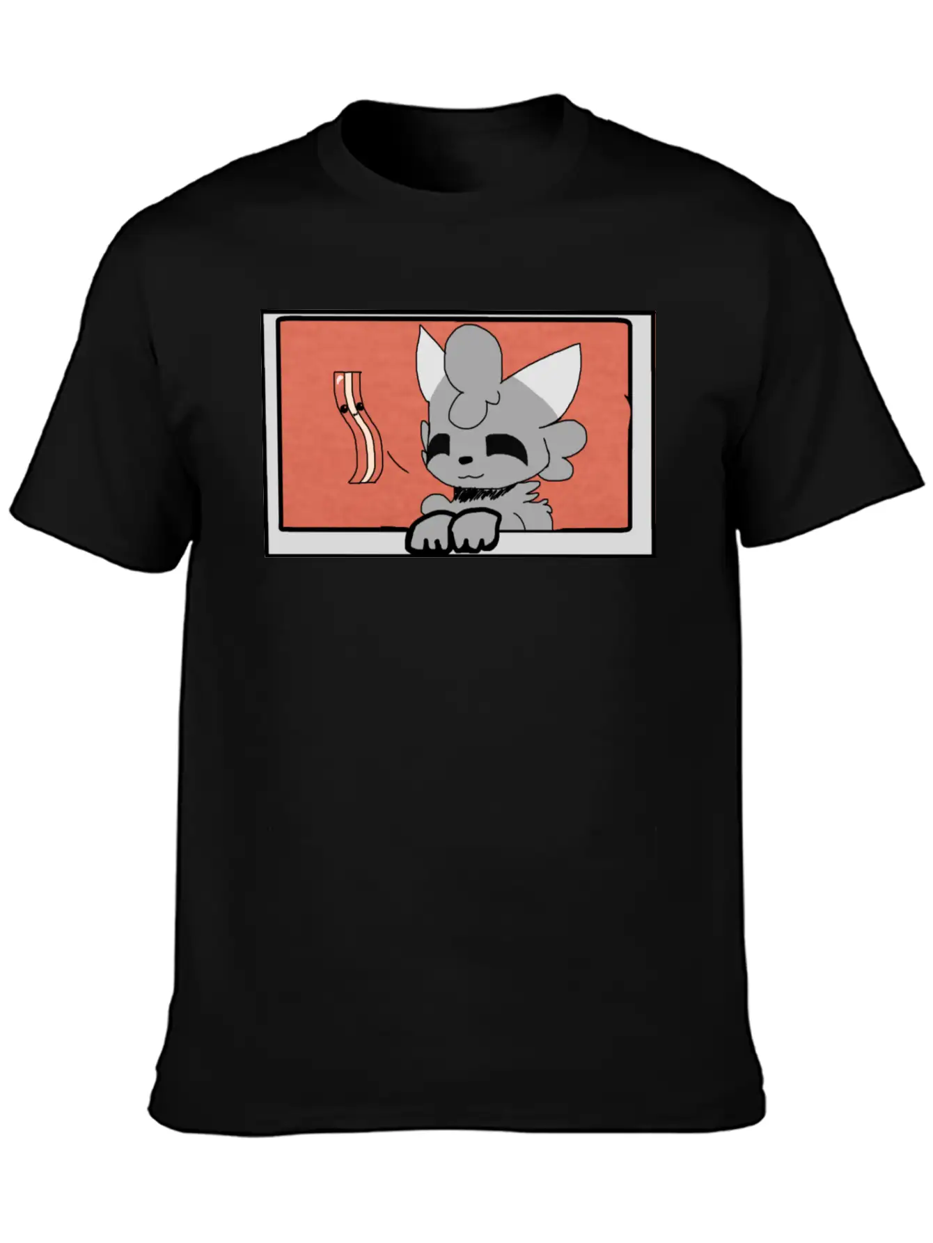 Woolfy Shirt Basic Graphic T-Shirt – Daily Comfort In Soft Cotton
