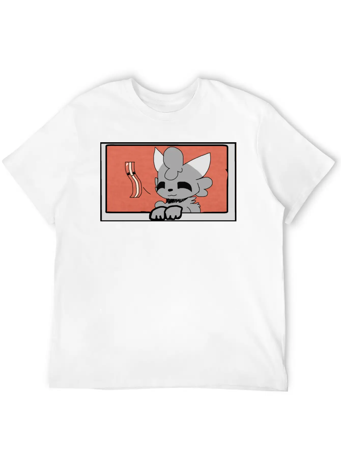 Woolfy Shirt Basic Graphic T-Shirt – Daily Comfort In Soft Cotton