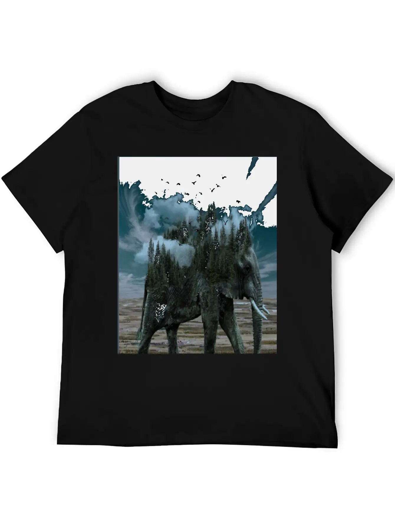 Words Of Wisdom Elephant Unisex Short Sleeve Soft Cotton T-Shirt – Casual Everyday Wear