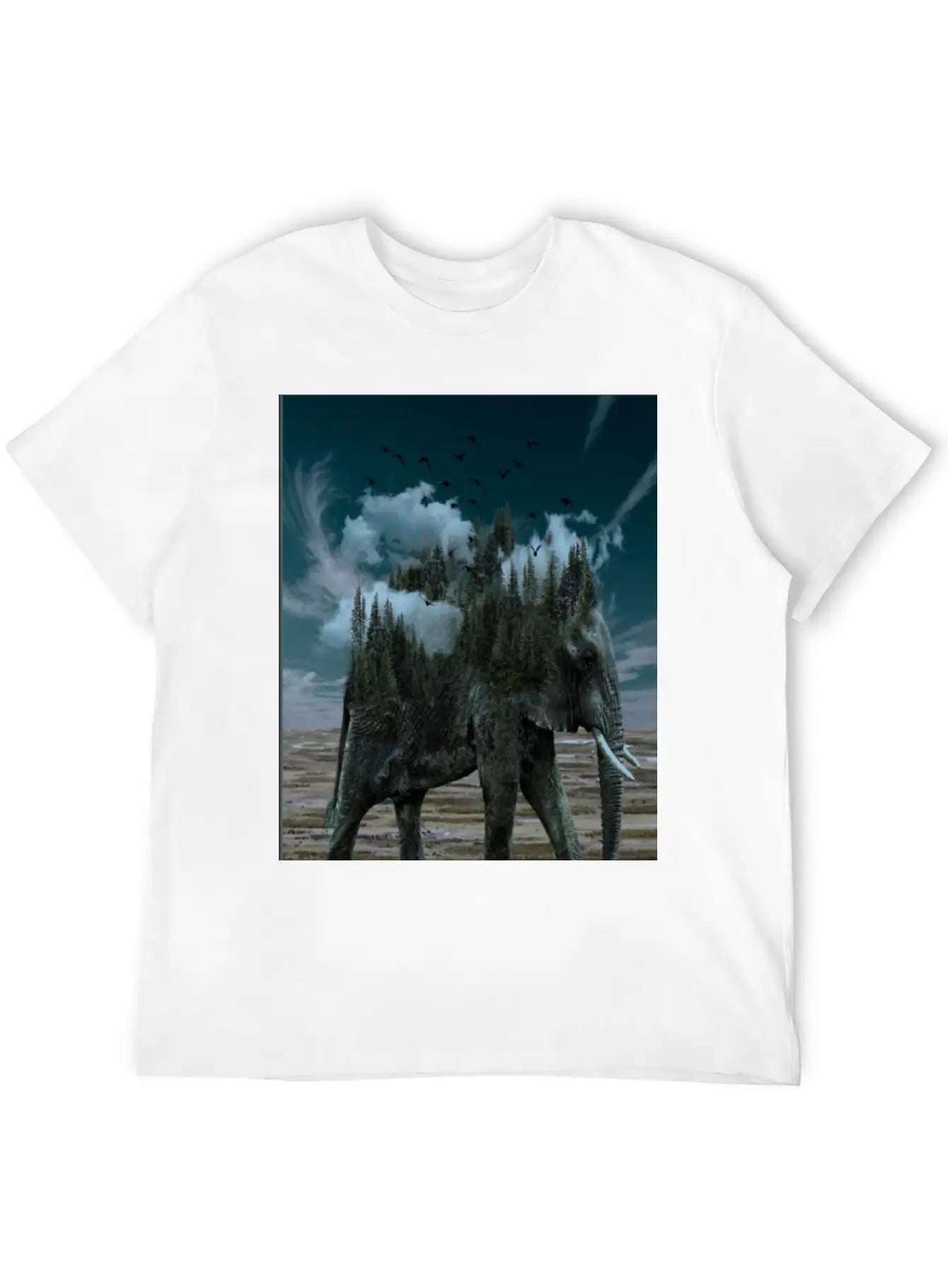 Words Of Wisdom Elephant Unisex Short Sleeve Soft Cotton T-Shirt – Casual Everyday Wear