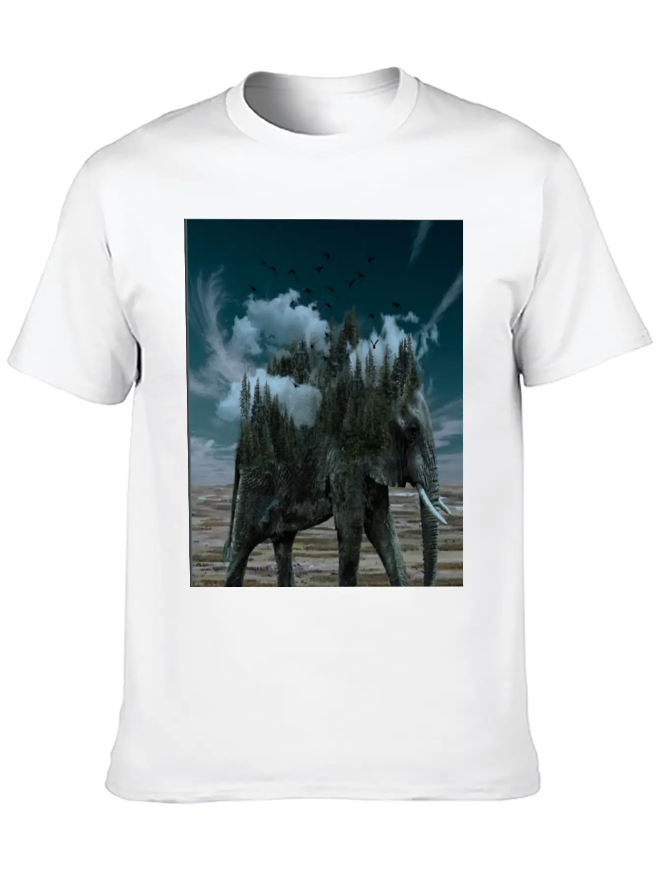 Words Of Wisdom Elephant Unisex Short Sleeve Soft Cotton T-Shirt – Casual Everyday Wear
