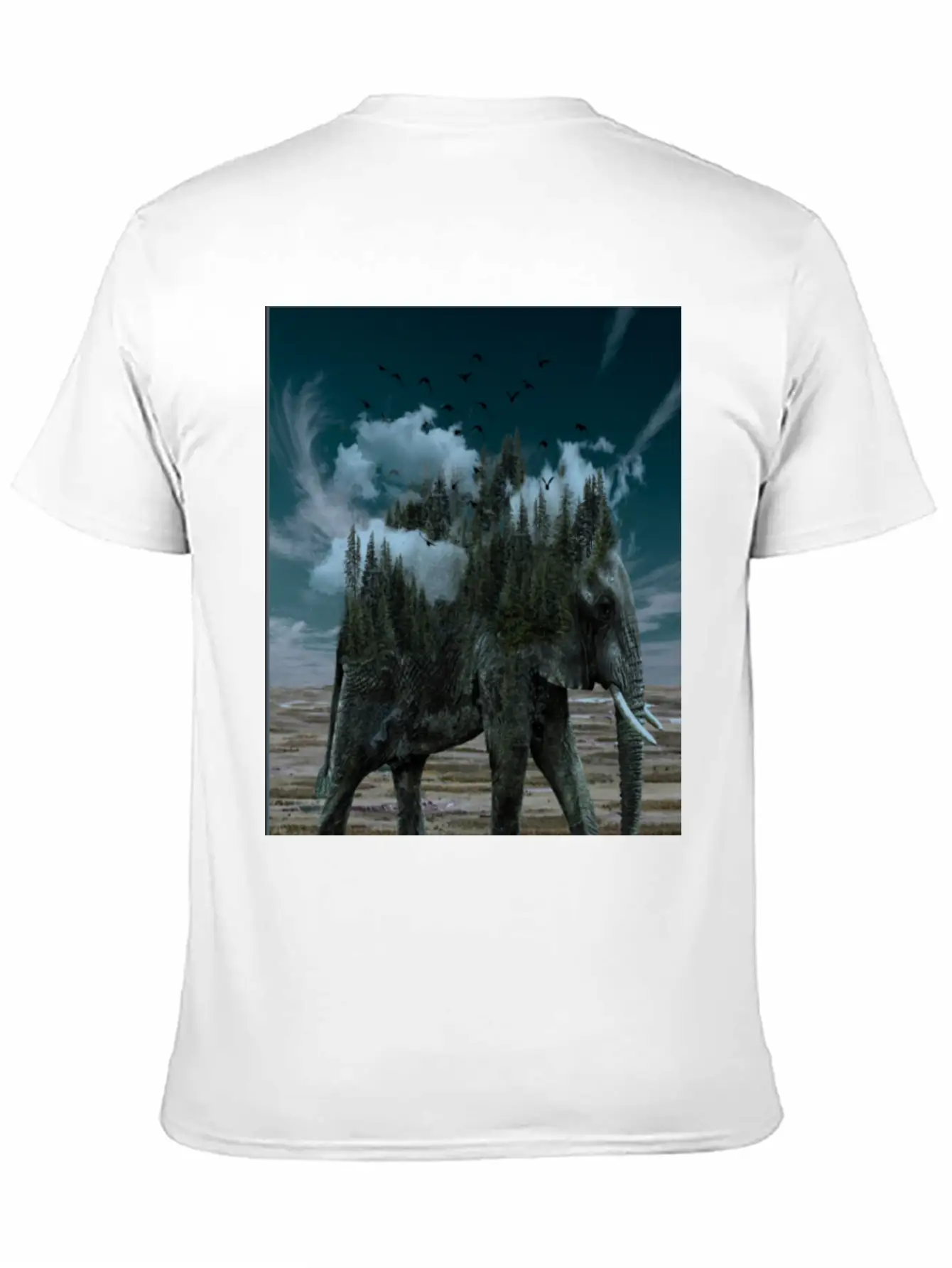 Words Of Wisdom Elephant Unisex Short Sleeve Soft Cotton T-Shirt – Casual Everyday Wear