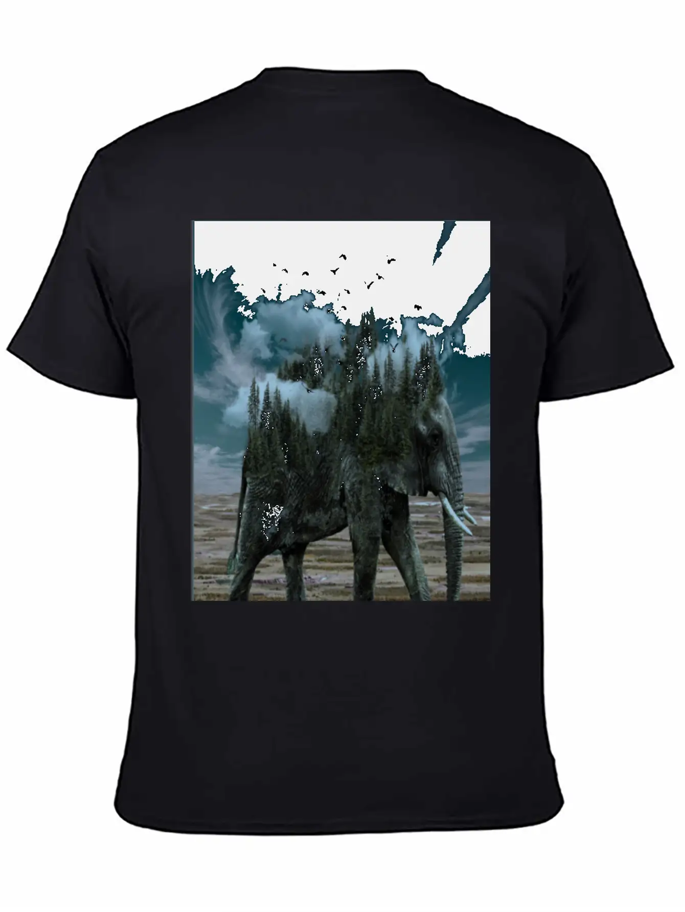 Words Of Wisdom Elephant Unisex Short Sleeve Soft Cotton T-Shirt – Casual Everyday Wear
