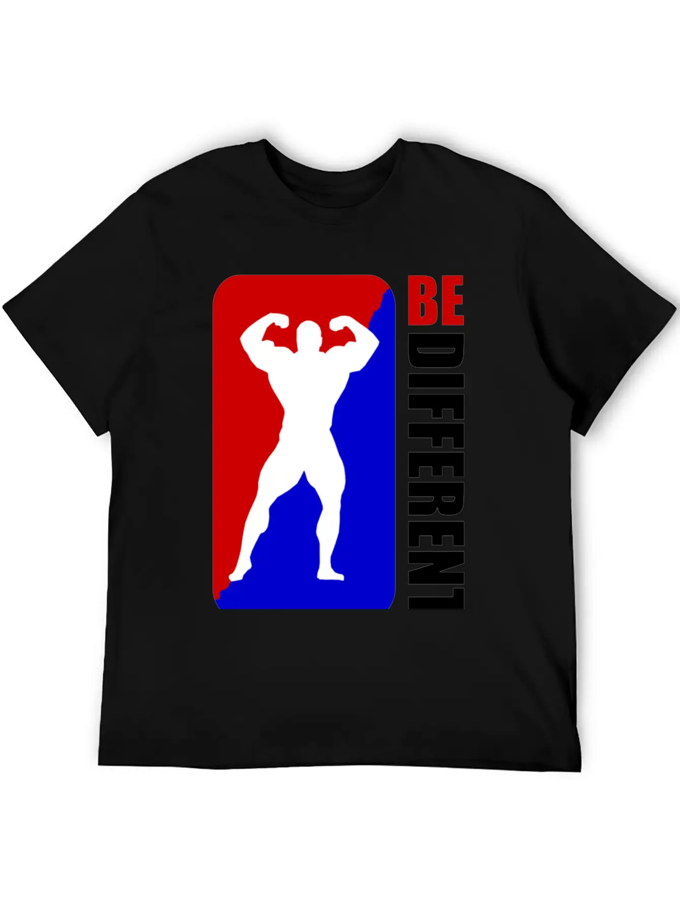 WORKOUT BE DIFFERENT 1A.png Unisex Casual T-Shirt – Clean Design For Daily Comfort