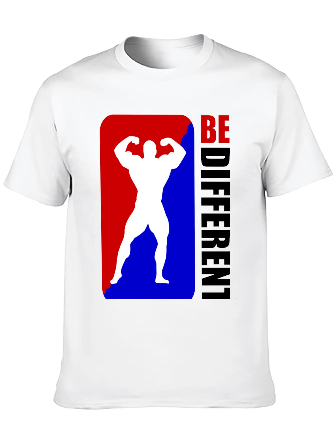 WORKOUT BE DIFFERENT 1A.png Unisex Casual T-Shirt – Clean Design For Daily Comfort