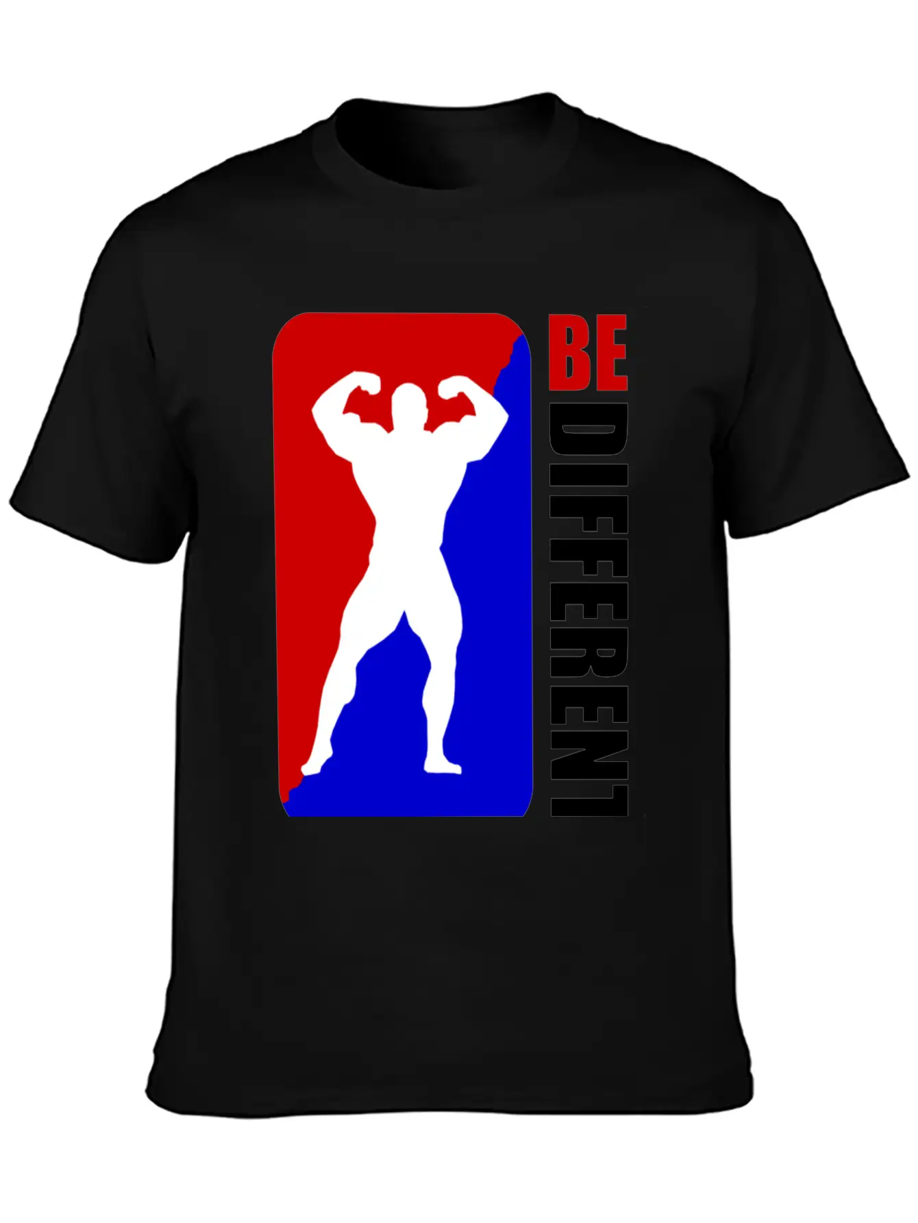 WORKOUT BE DIFFERENT 1A.png Unisex Casual T-Shirt – Clean Design For Daily Comfort