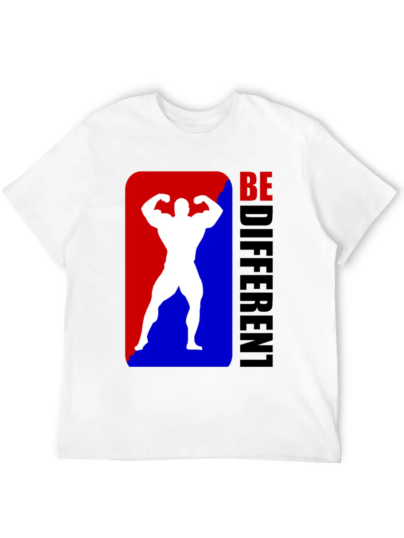 WORKOUT BE DIFFERENT 1A.png Unisex Casual T-Shirt – Clean Design For Daily Comfort