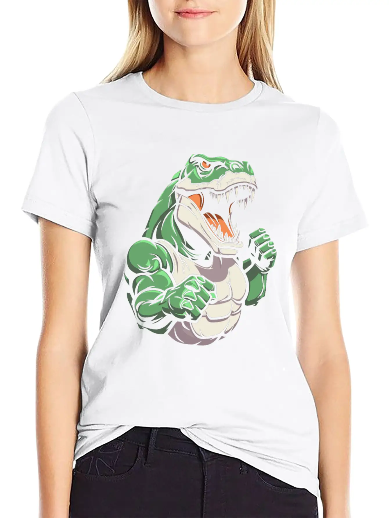 Workout Gym T Rex Basic Graphic T-Shirt – Daily Comfort In Soft Cotton