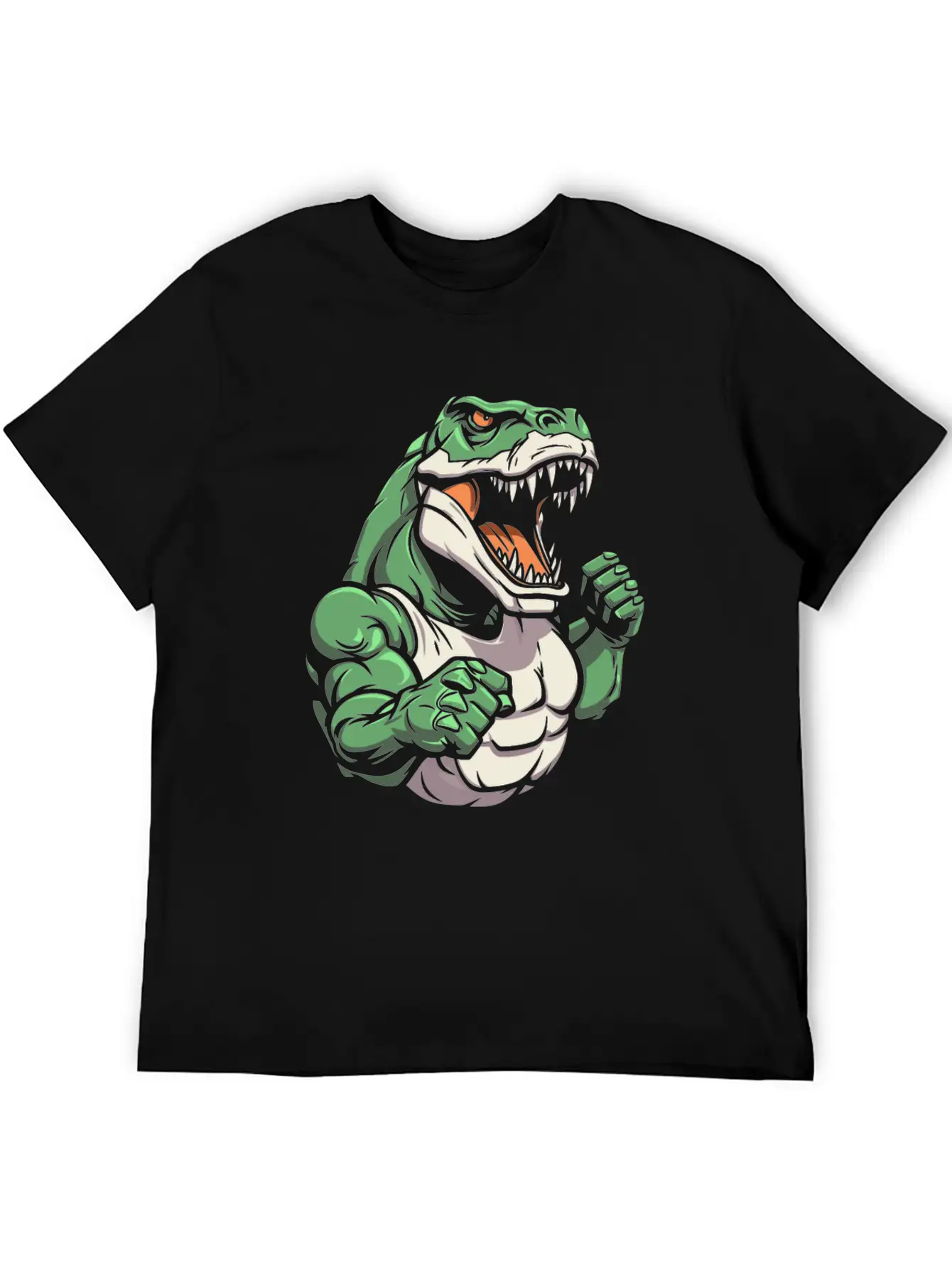 Workout Gym T Rex Basic Graphic T-Shirt – Daily Comfort In Soft Cotton