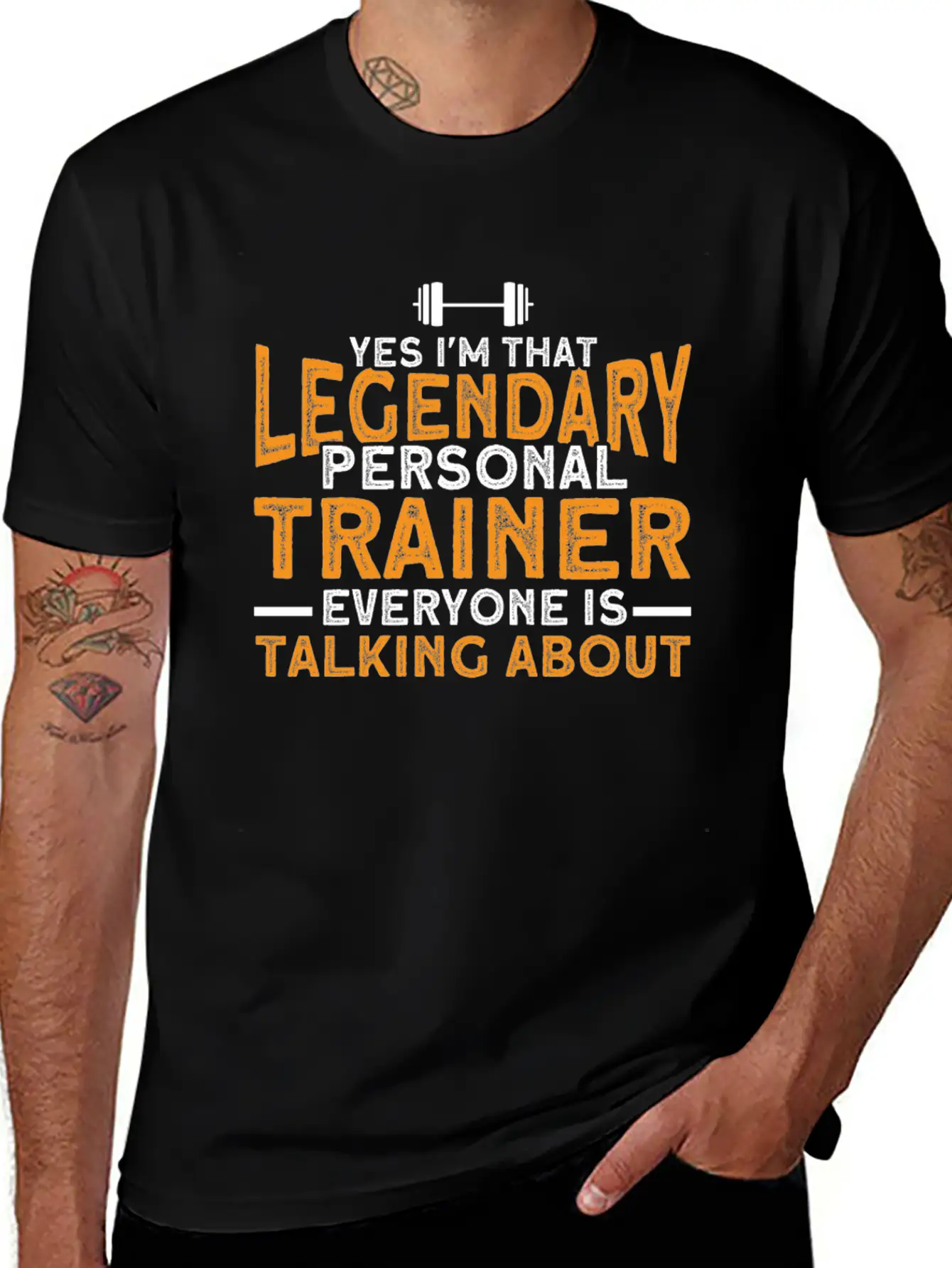 Workout Motivation Quote Gym Personal Trainer Unisex Short Sleeve Soft Cotton T-Shirt – Casual Everyday Wear