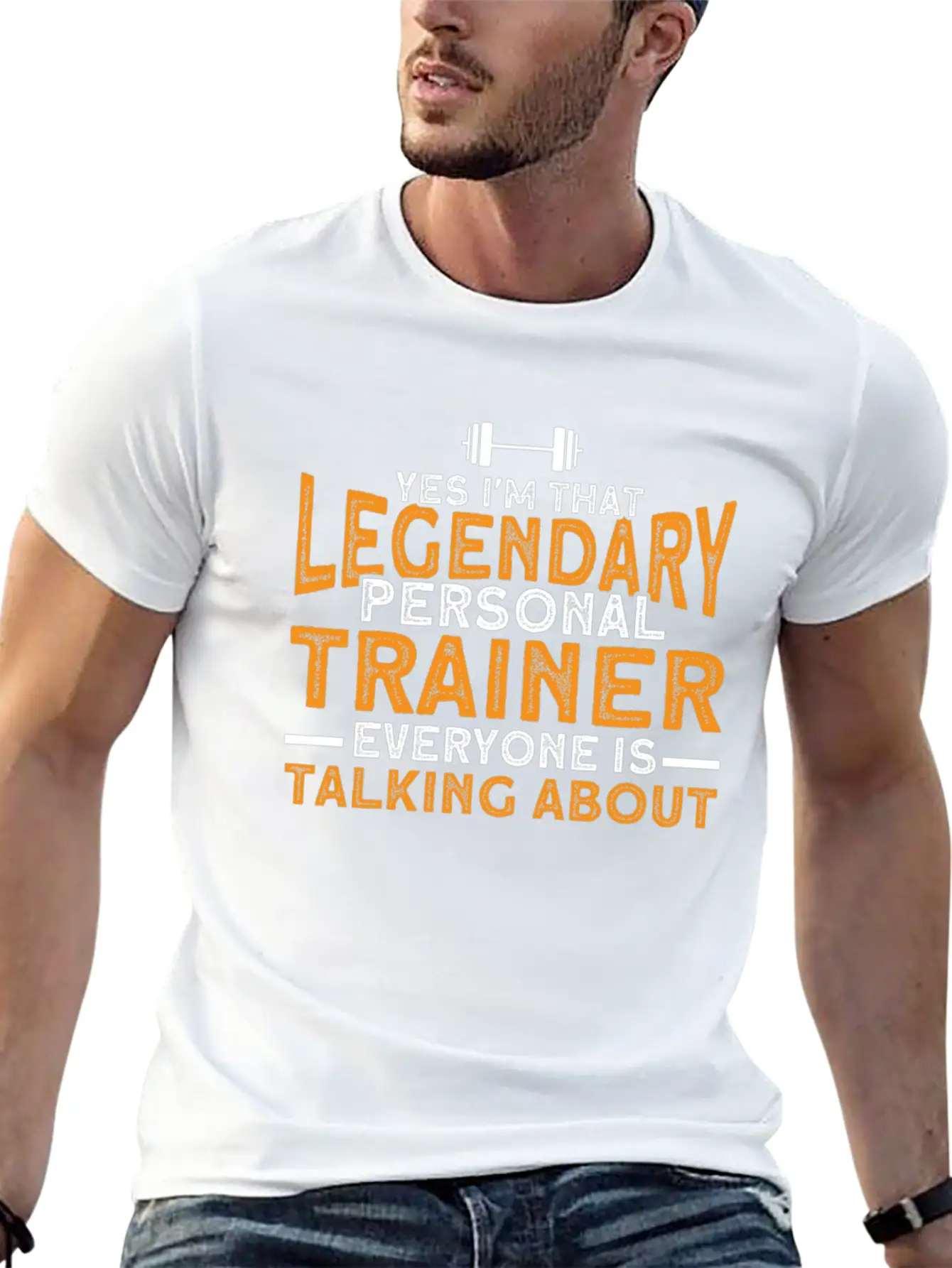Workout Motivation Quote Gym Personal Trainer Unisex Short Sleeve Soft Cotton T-Shirt – Casual Everyday Wear