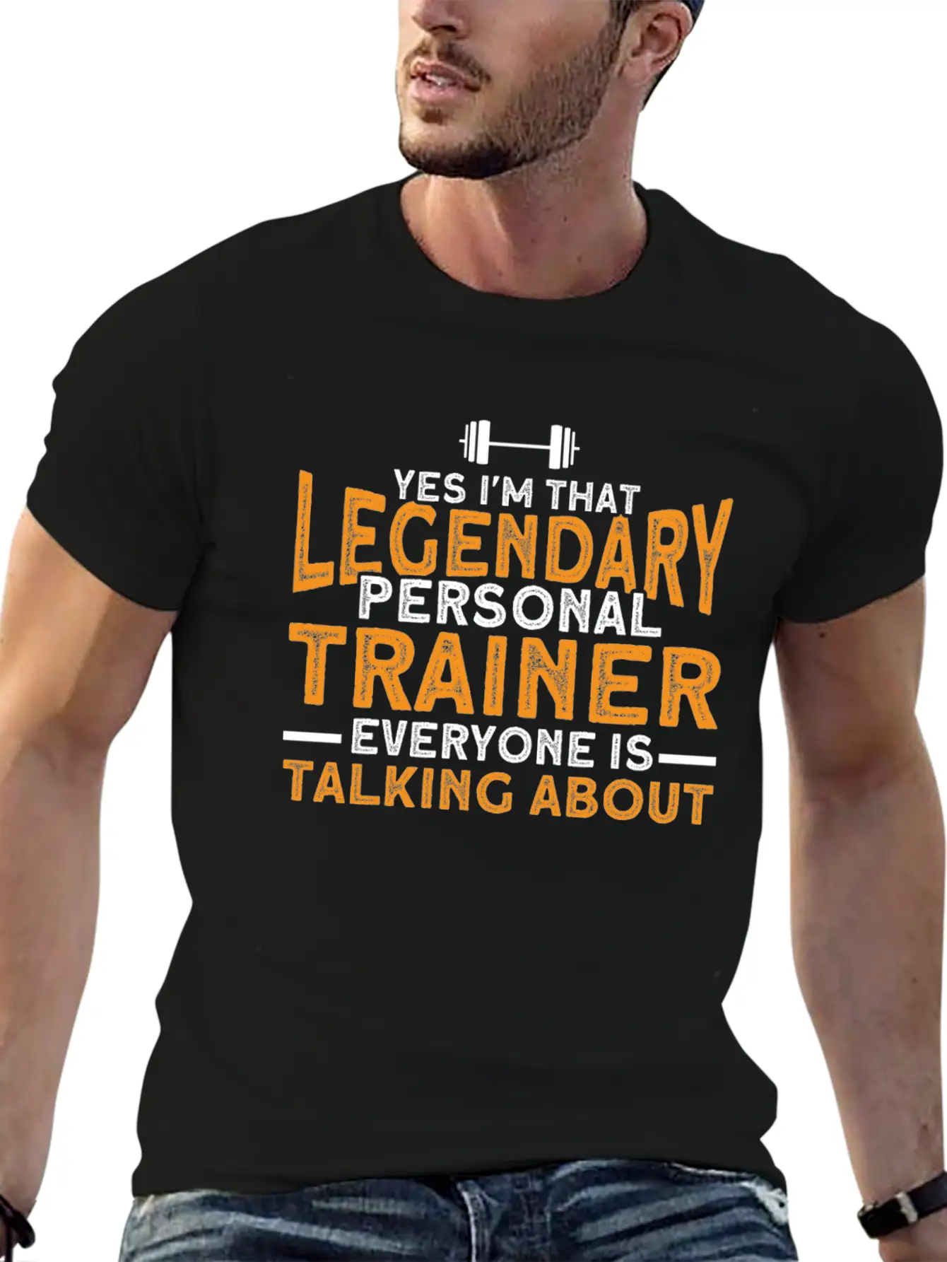 Workout Motivation Quote Gym Personal Trainer Unisex Short Sleeve Soft Cotton T-Shirt – Casual Everyday Wear