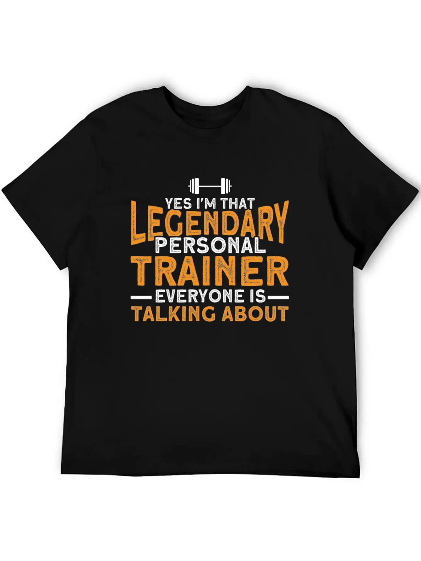 Workout Motivation Quote Gym Personal Trainer Unisex Short Sleeve Soft Cotton T-Shirt – Casual Everyday Wear