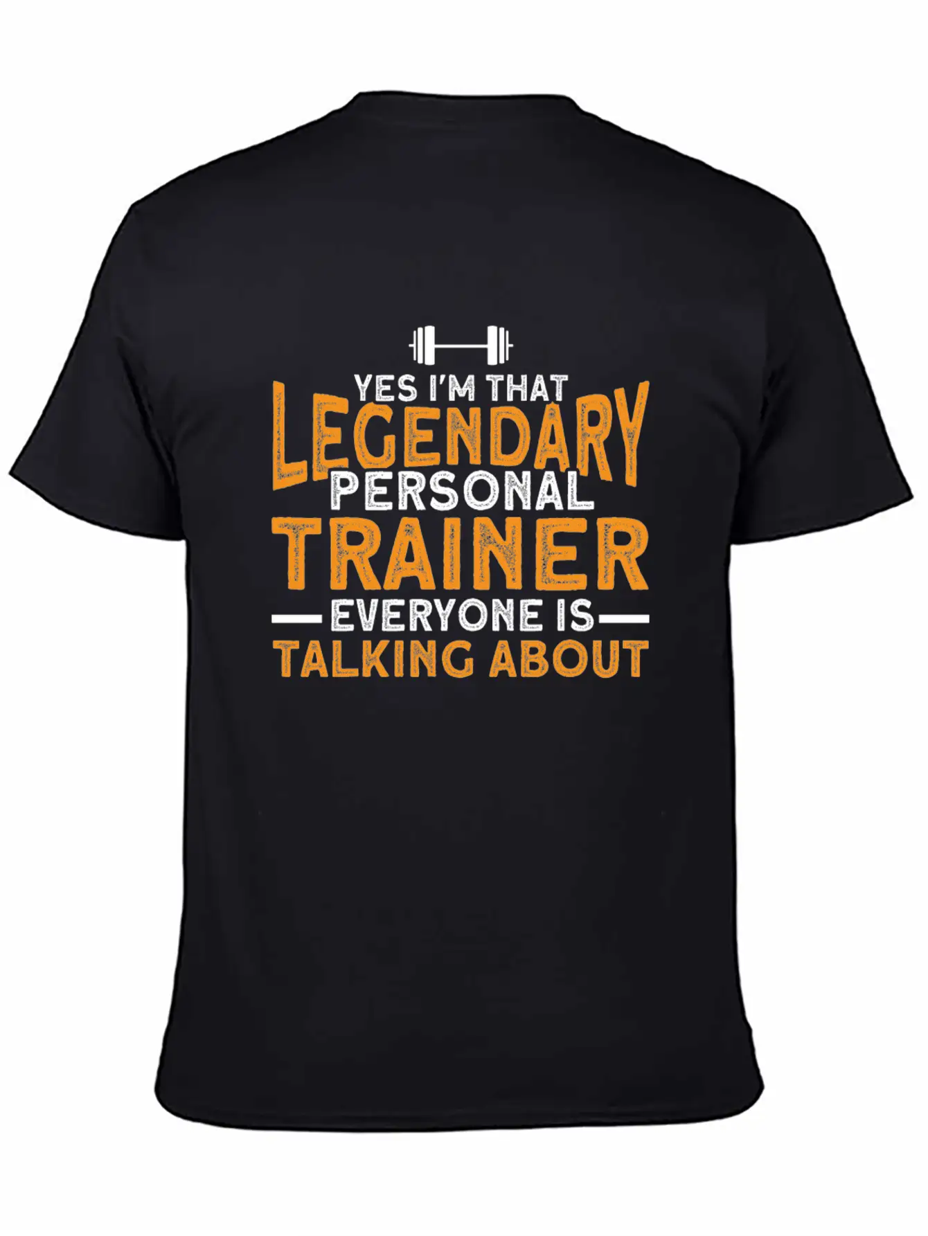 Workout Motivation Quote Gym Personal Trainer Unisex Short Sleeve Soft Cotton T-Shirt – Casual Everyday Wear