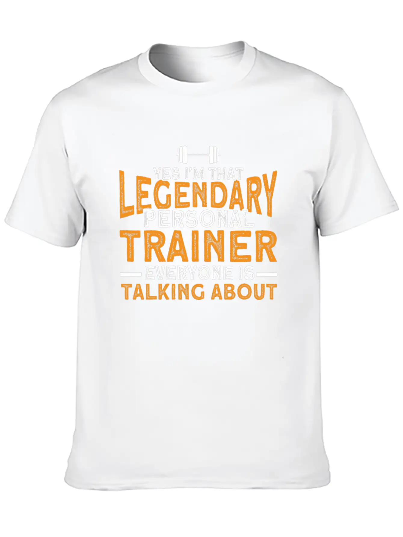 Workout Motivation Quote Gym Personal Trainer Unisex Short Sleeve Soft Cotton T-Shirt – Casual Everyday Wear