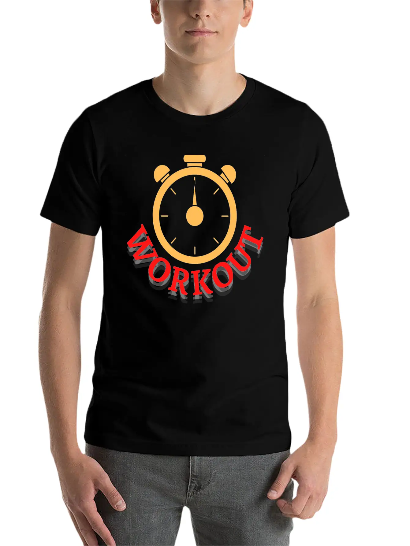 Workout Stylish Everyday T-Shirt – Unisex Basic Cotton Tee