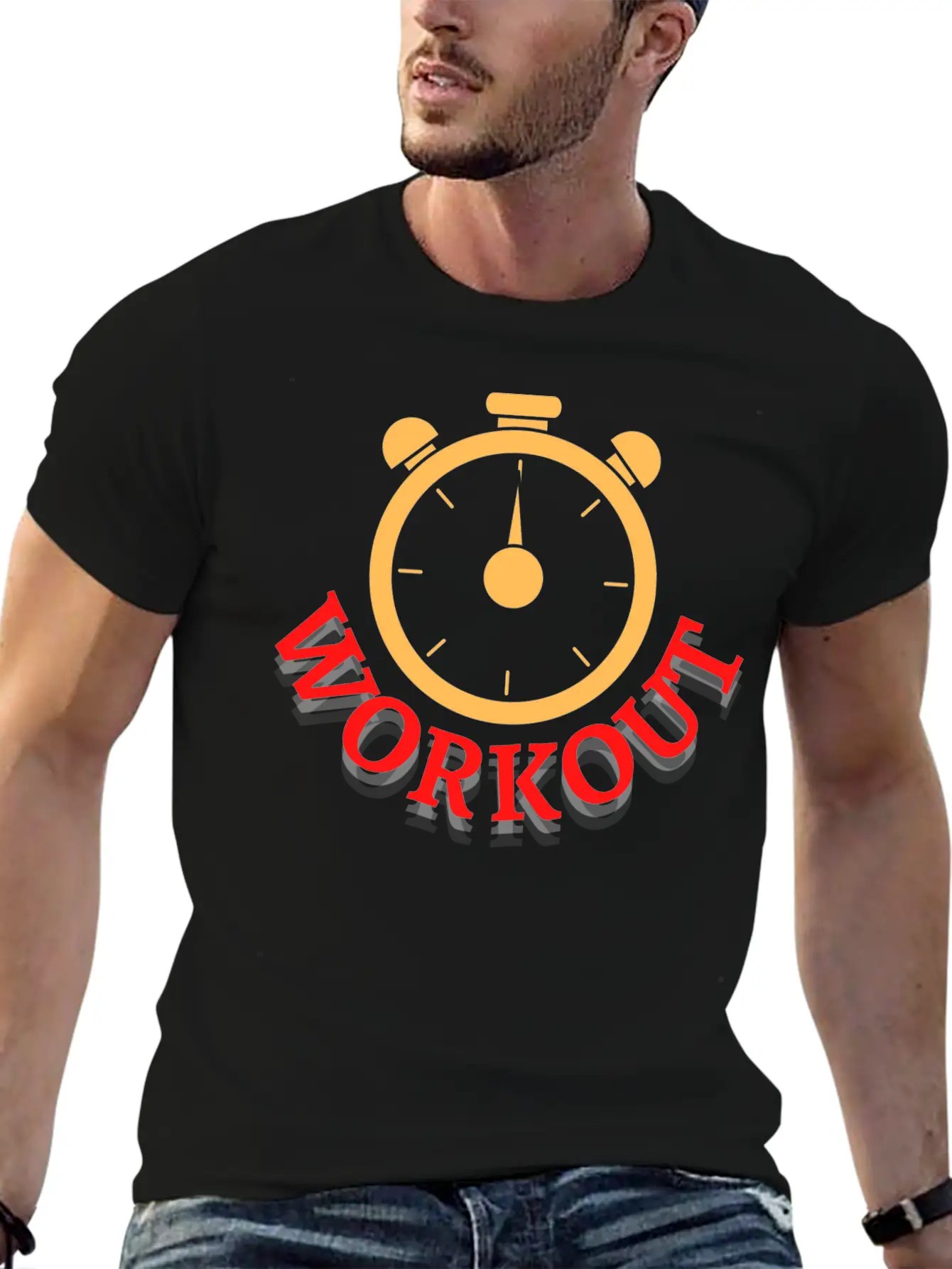 Workout Stylish Everyday T-Shirt – Unisex Basic Cotton Tee