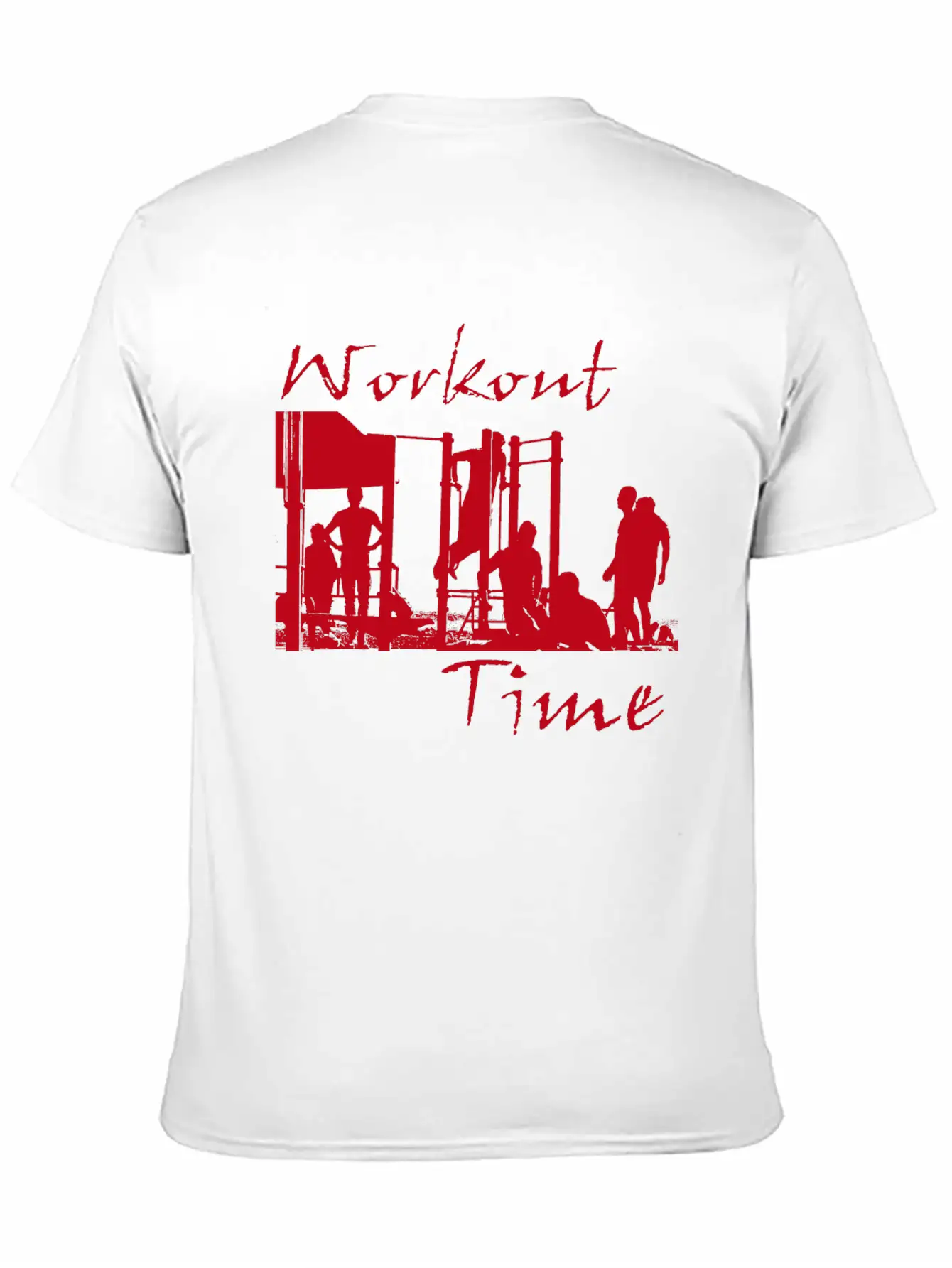 Workout Time Basic Graphic T-Shirt – Daily Comfort In Soft Cotton