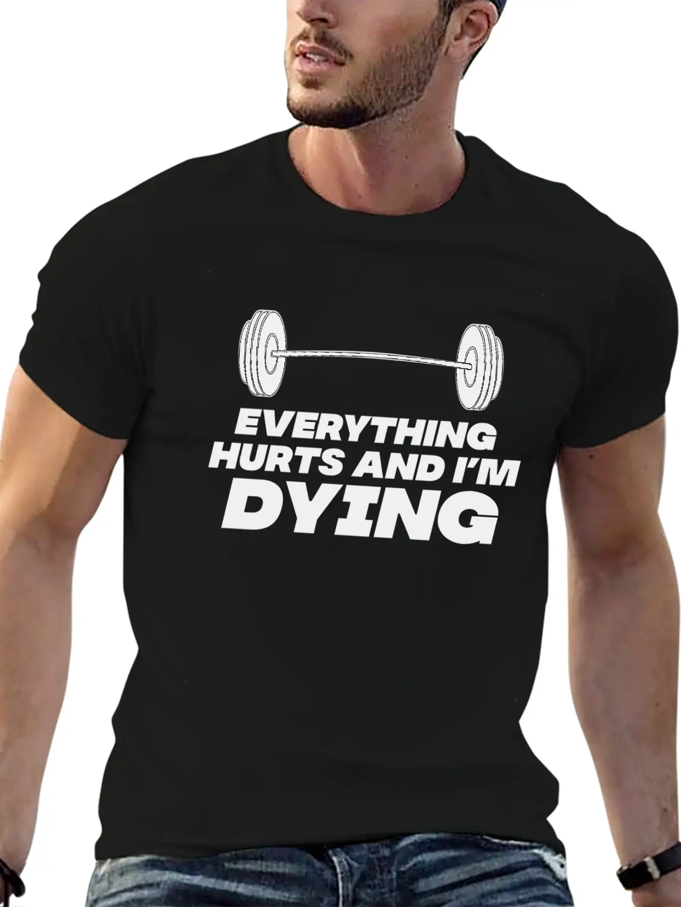 Workout Until Everything Hurts Stylish Everyday T-Shirt – Unisex Basic Cotton Tee