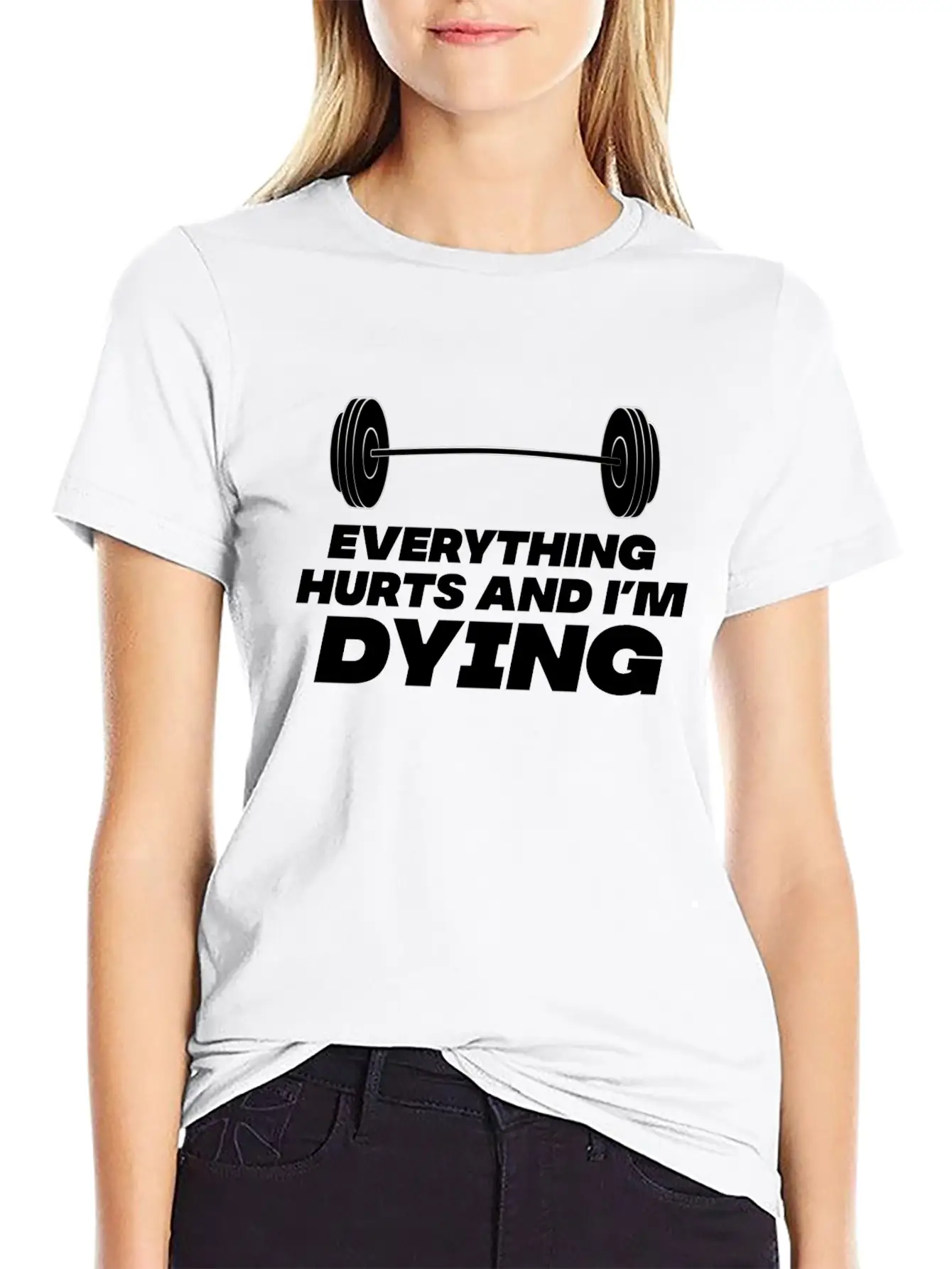Workout Until Everything Hurts Stylish Everyday T-Shirt – Unisex Basic Cotton Tee