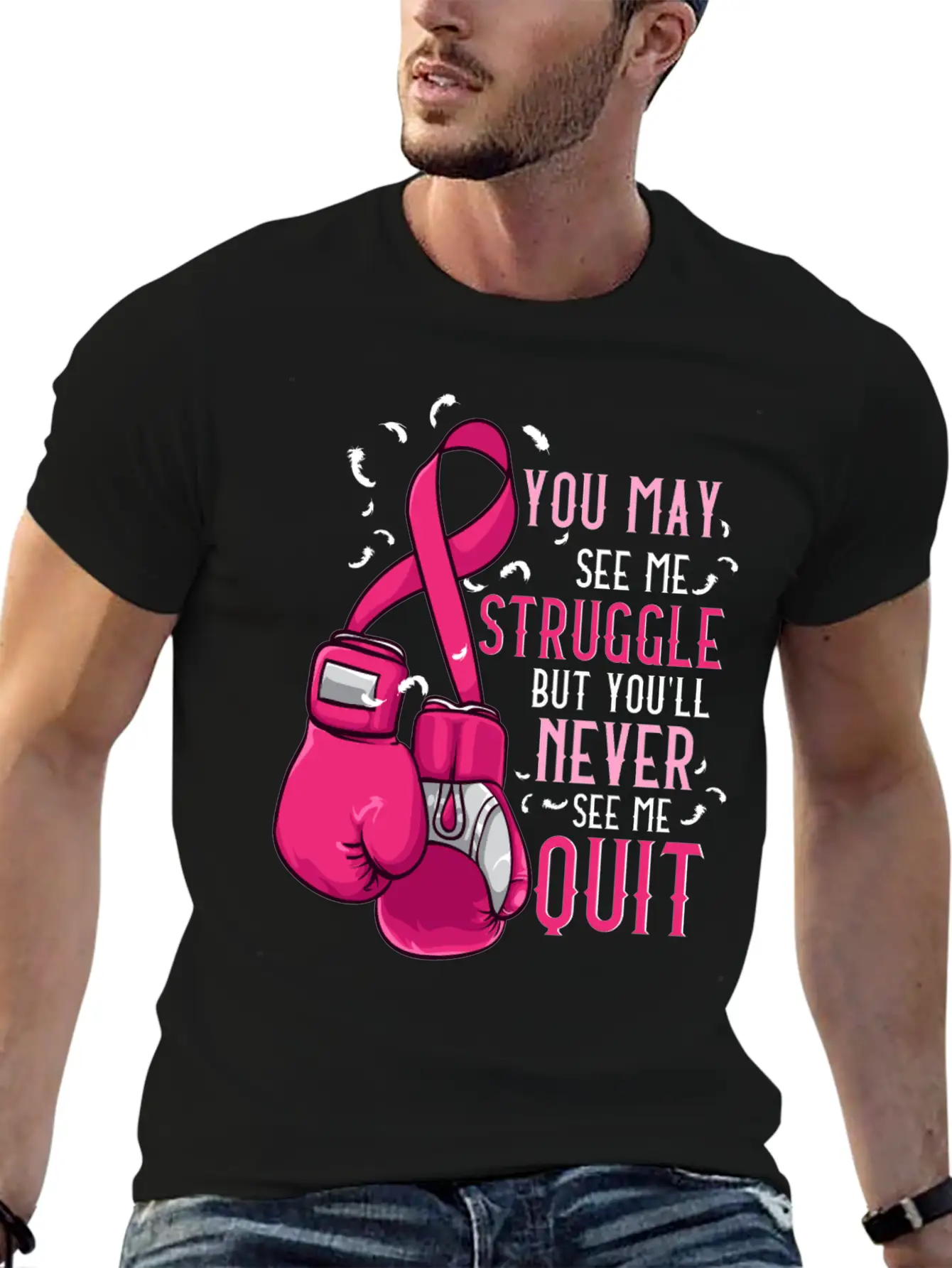 World Cancer Day Cancer Awareness Cancer Unisex Short Sleeve Soft Cotton T-Shirt – Casual Everyday Wear