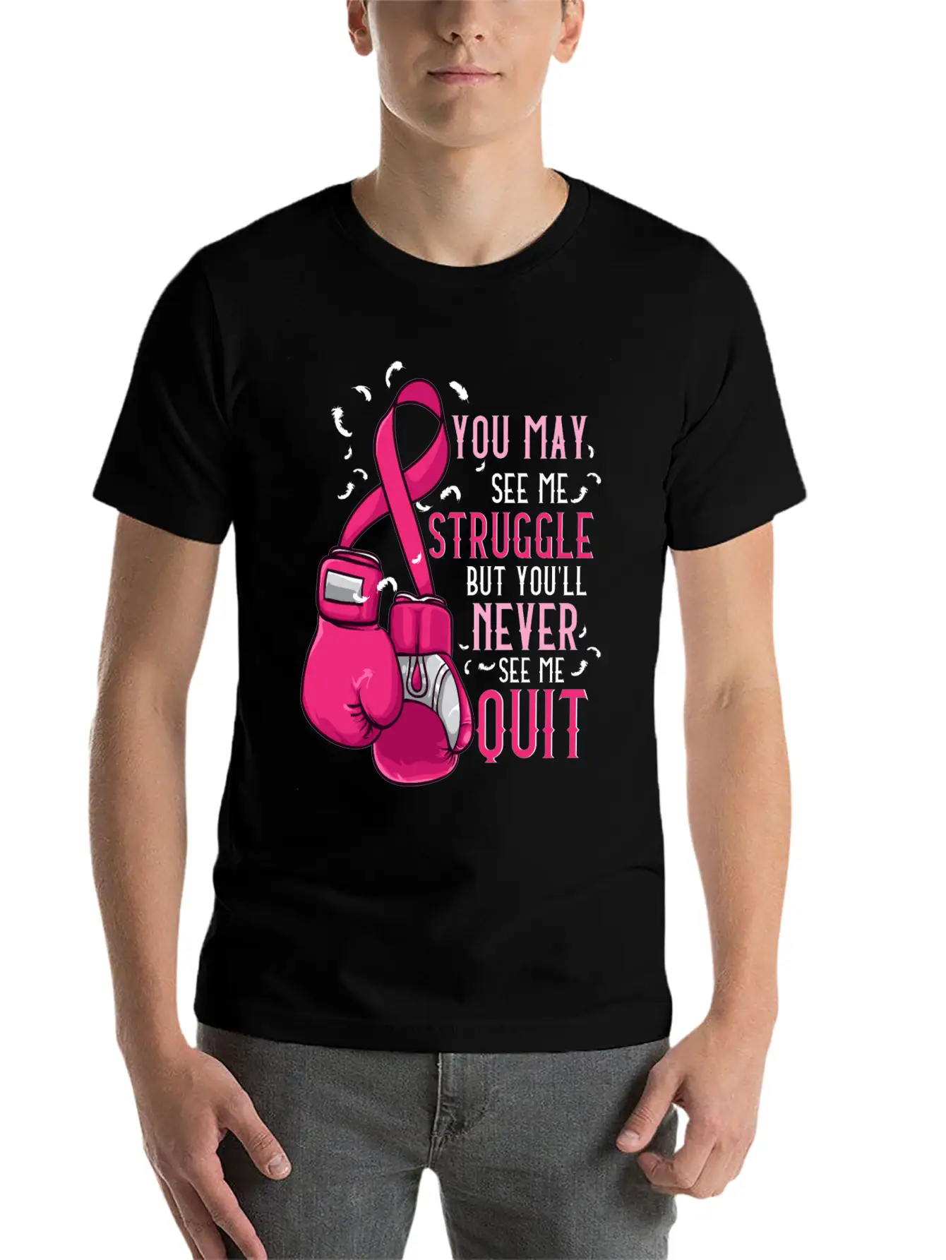 World Cancer Day Cancer Awareness Cancer Unisex Short Sleeve Soft Cotton T-Shirt – Casual Everyday Wear