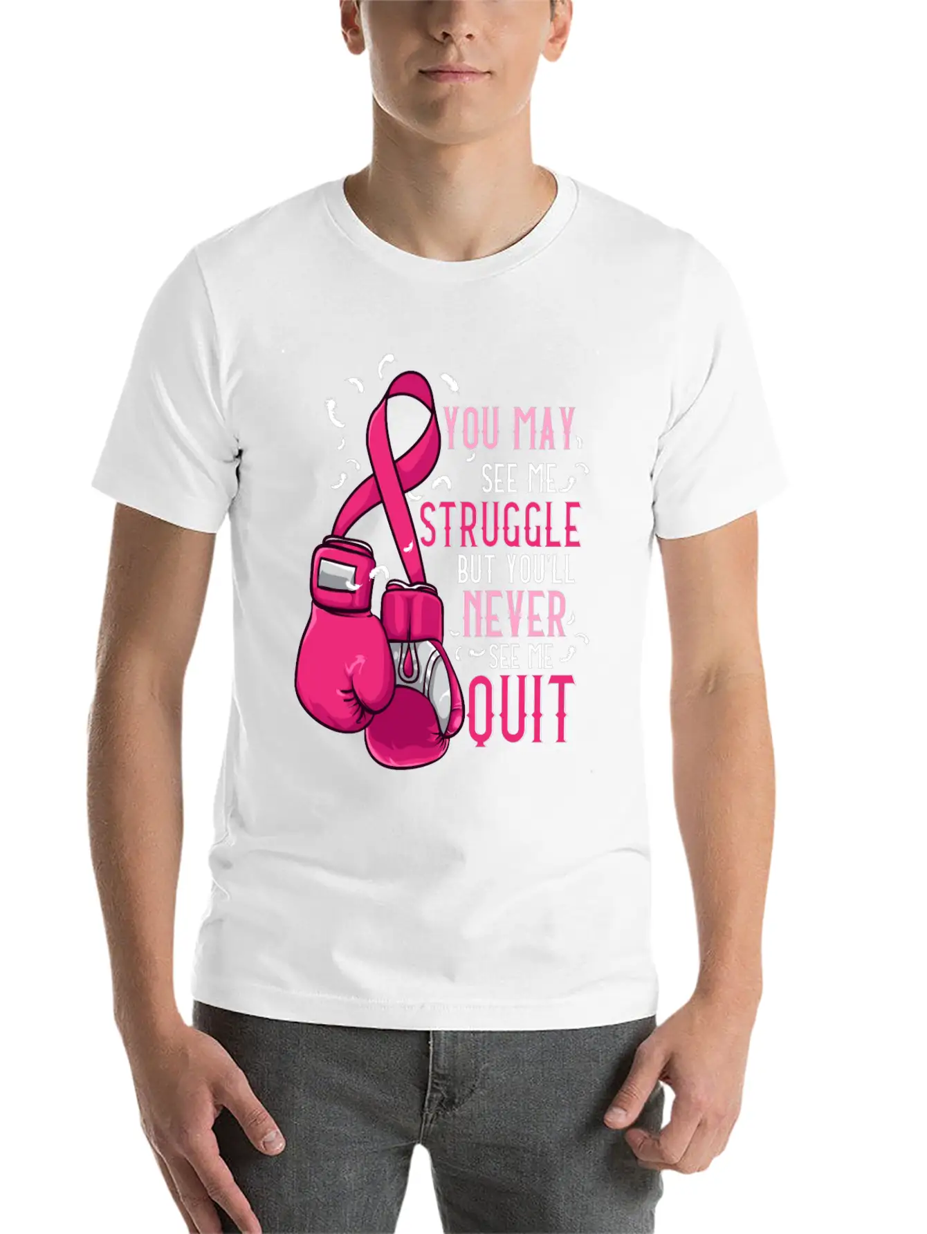 World Cancer Day Cancer Awareness Cancer Unisex Short Sleeve Soft Cotton T-Shirt – Casual Everyday Wear