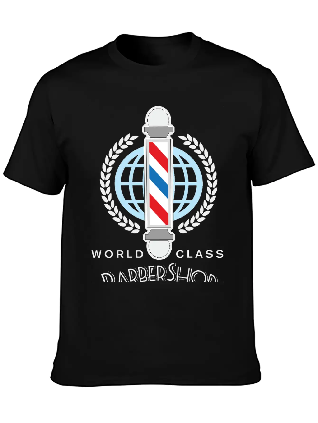World Class Barber Shop Unisex Short Sleeve Soft Cotton T-Shirt – Casual Everyday Wear
