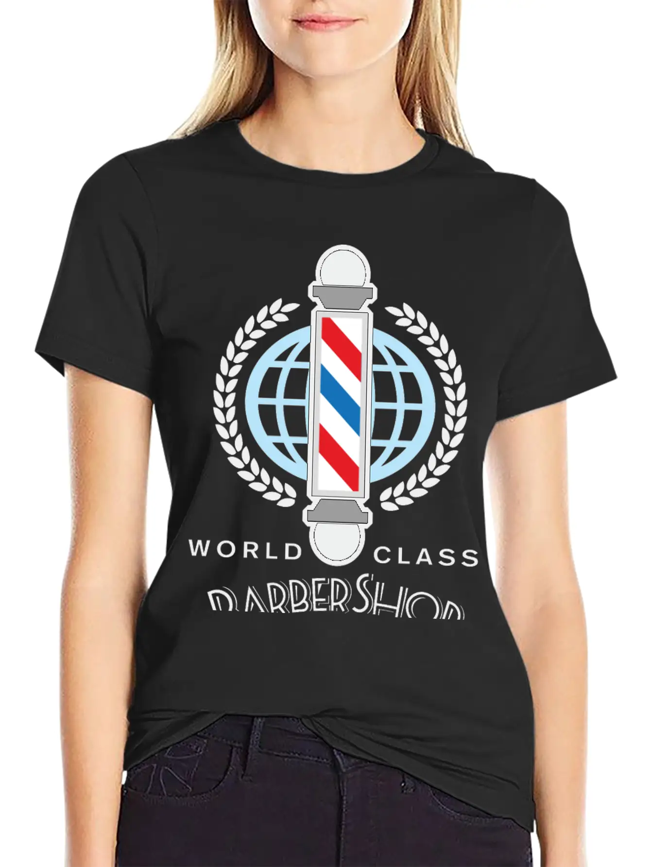 World Class Barber Shop Unisex Short Sleeve Soft Cotton T-Shirt – Casual Everyday Wear