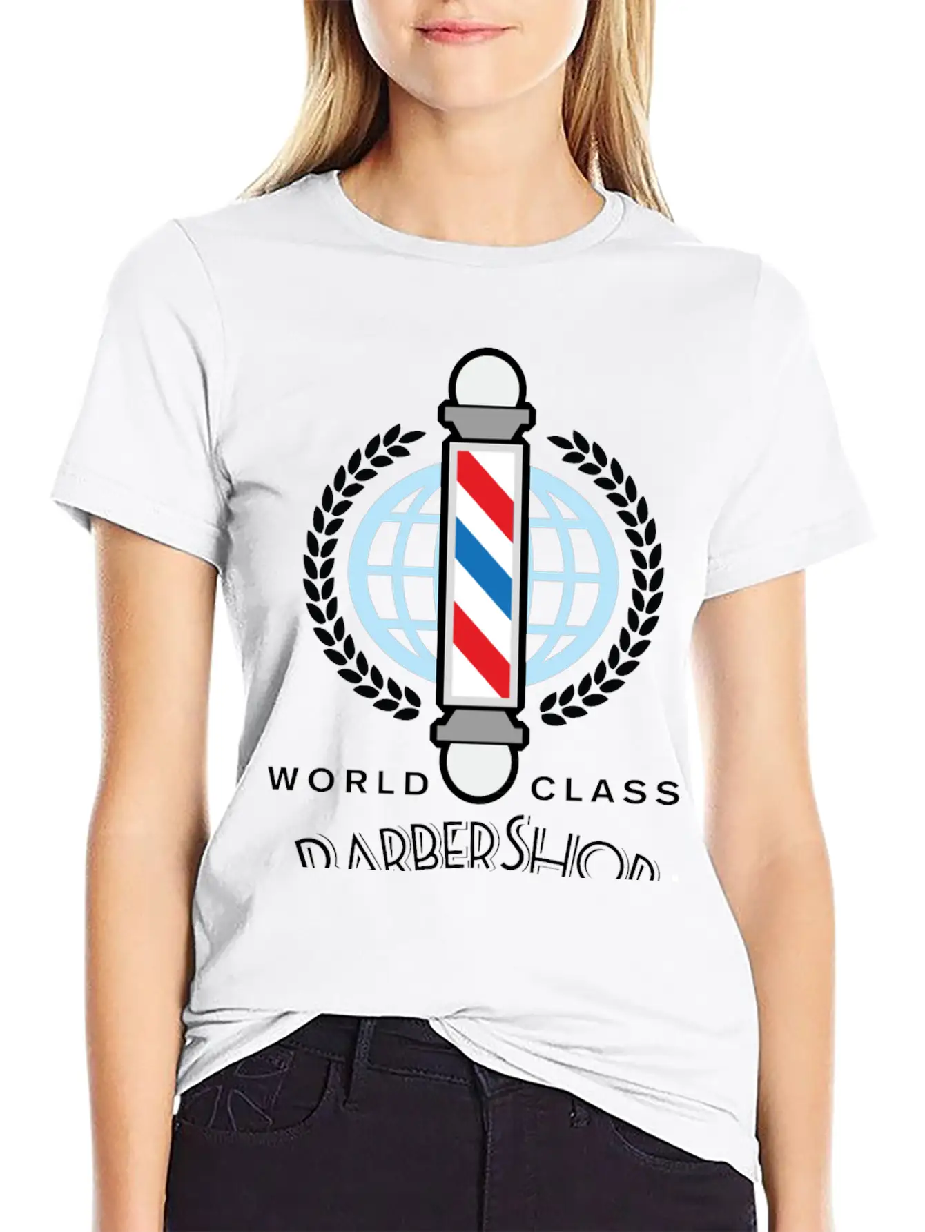 World Class Barber Shop Unisex Short Sleeve Soft Cotton T-Shirt – Casual Everyday Wear