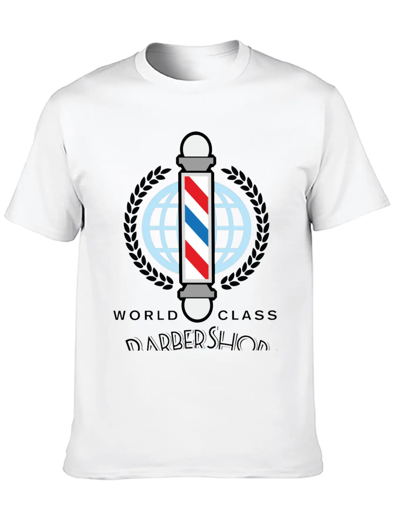 World Class Barber Shop Unisex Short Sleeve Soft Cotton T-Shirt – Casual Everyday Wear