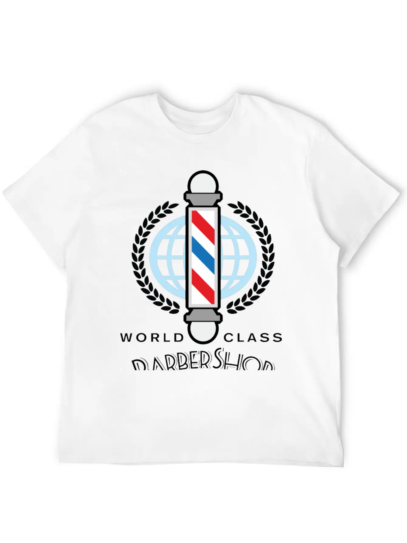 World Class Barber Shop Unisex Short Sleeve Soft Cotton T-Shirt – Casual Everyday Wear