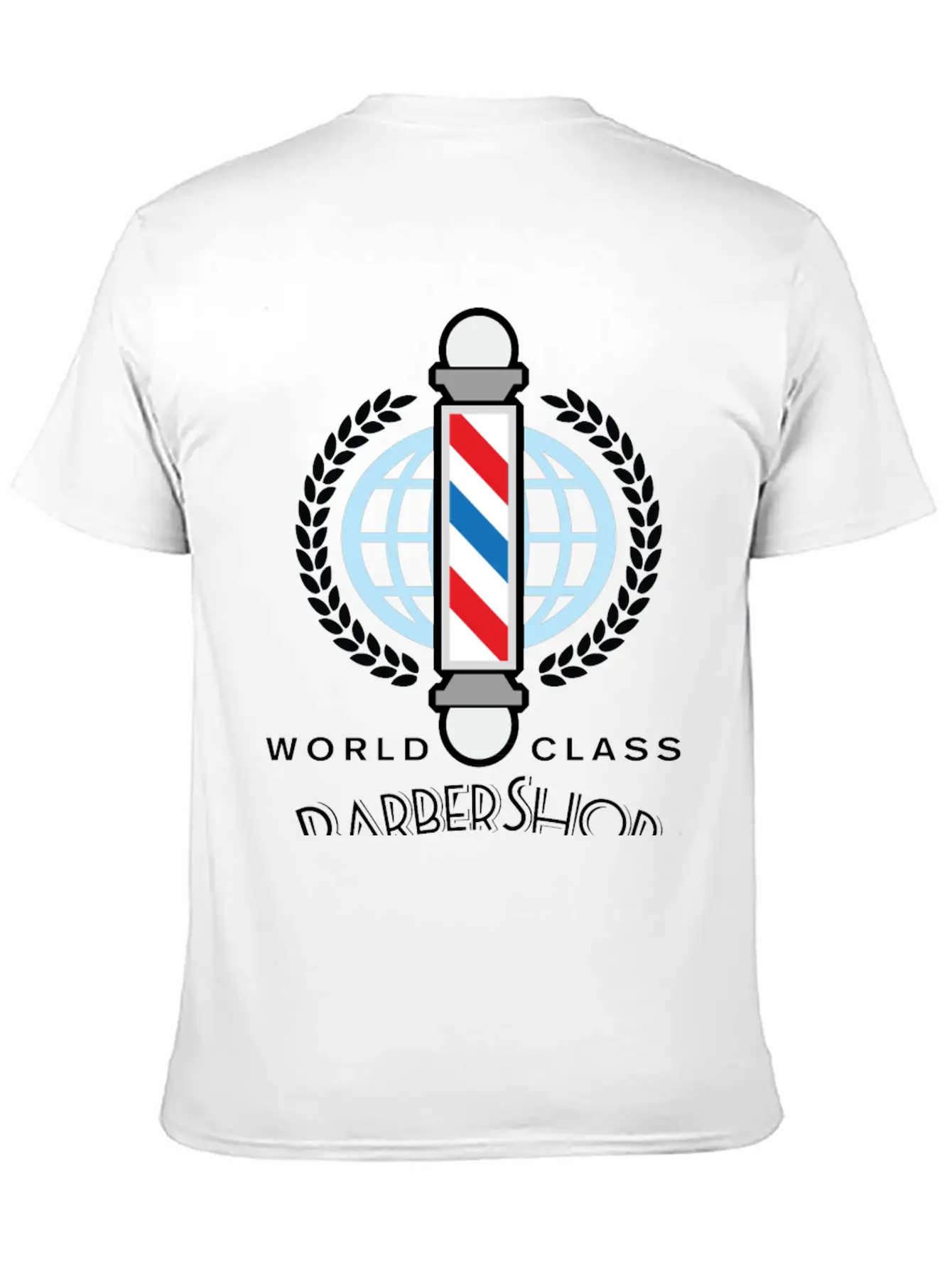 World Class Barber Shop Unisex Short Sleeve Soft Cotton T-Shirt – Casual Everyday Wear
