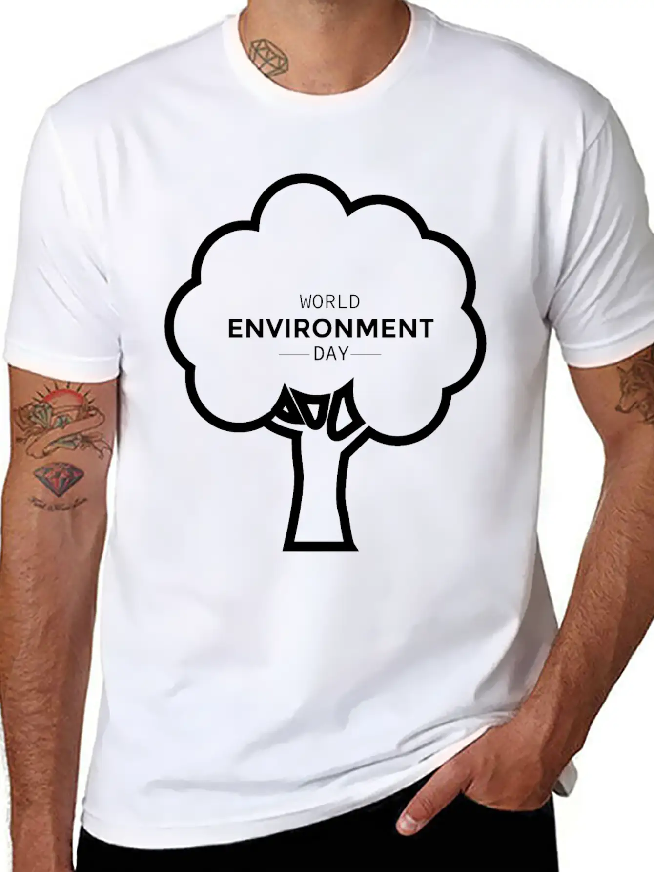 World Environment Day Working Together To Protect Essential Unisex Summer Tee – Soft Cotton Casual Fit