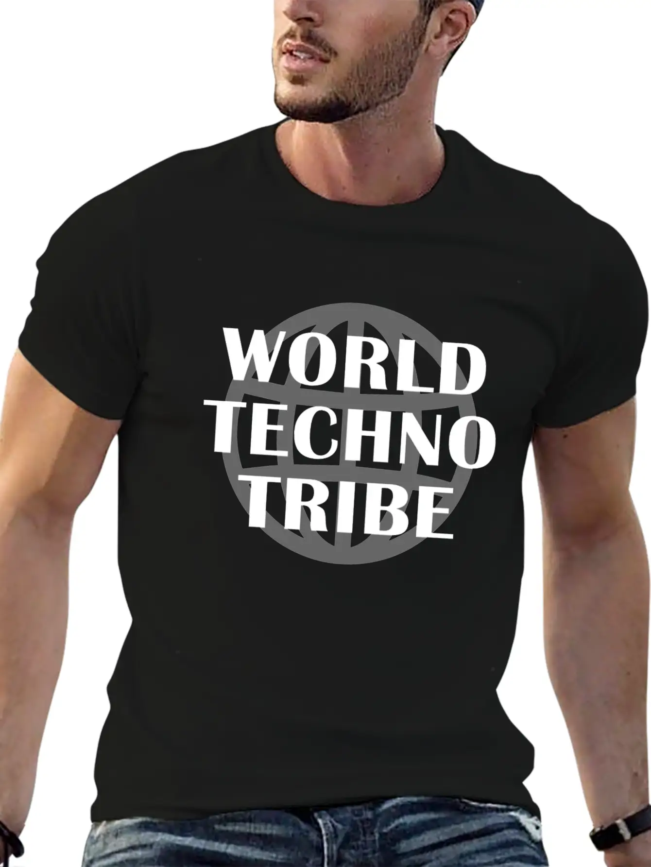 World Techno Tribe Music Gift Raving Concert Stylish Everyday T-Shirt – Unisex Basic Cotton Tee