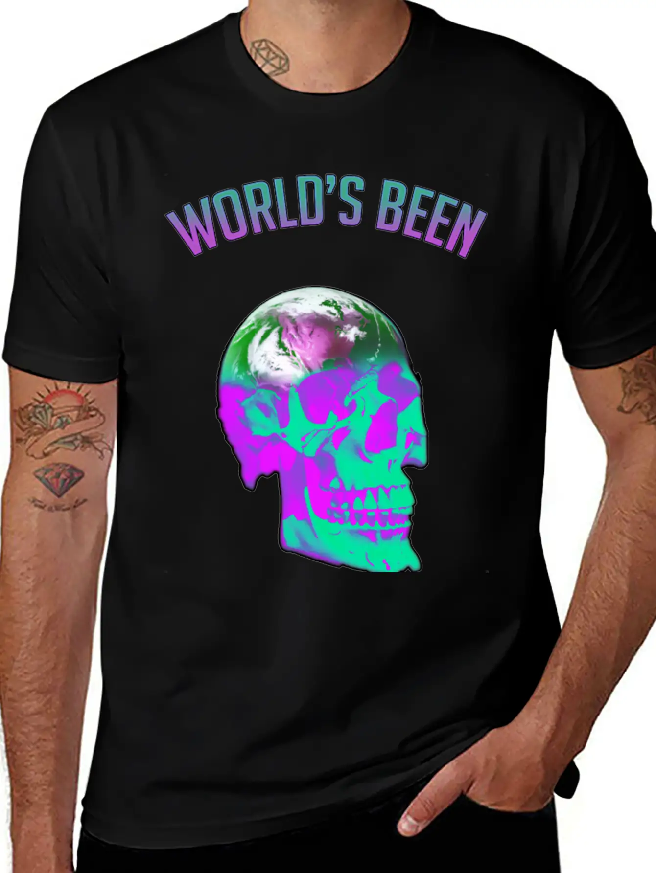 World's Been On My Mind Unisex Short Sleeve Soft Cotton T-Shirt – Casual Everyday Wear