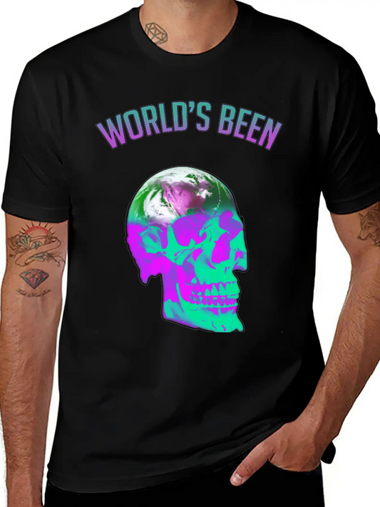 World's Been On My Mind Unisex Short Sleeve Soft Cotton T-Shirt – Casual Everyday Wear