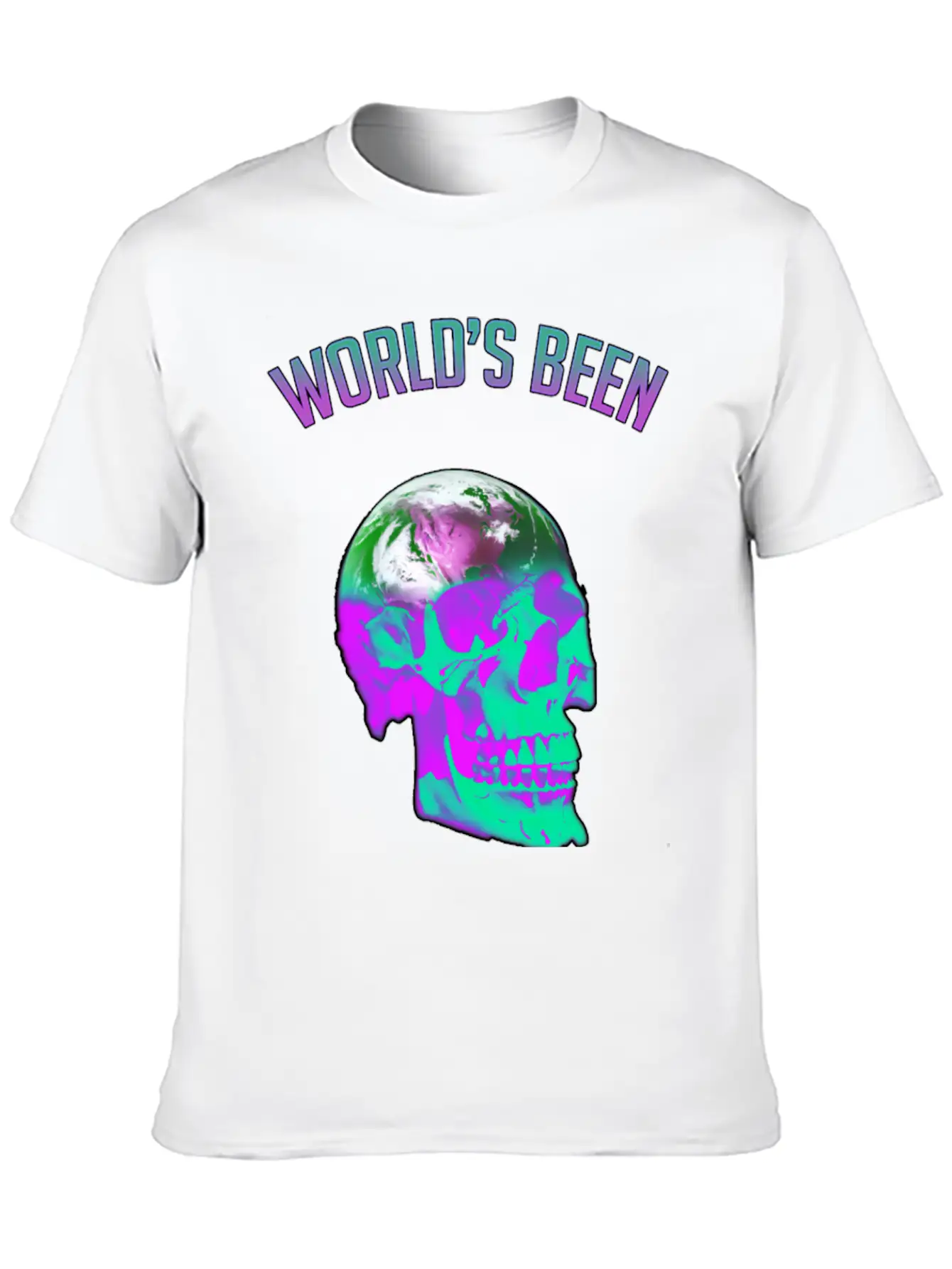 World's Been On My Mind Unisex Short Sleeve Soft Cotton T-Shirt – Casual Everyday Wear