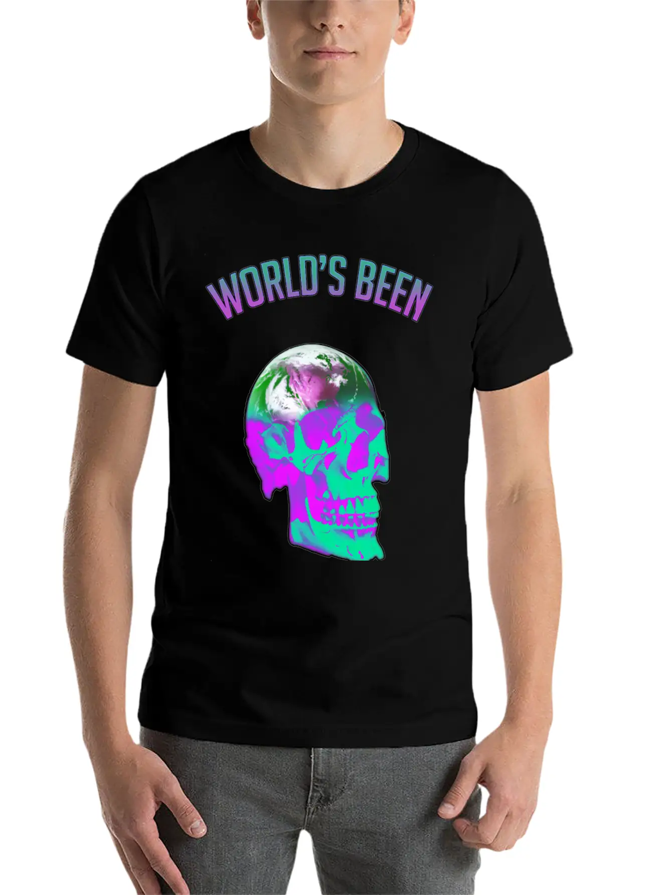 World's Been On My Mind Unisex Short Sleeve Soft Cotton T-Shirt – Casual Everyday Wear