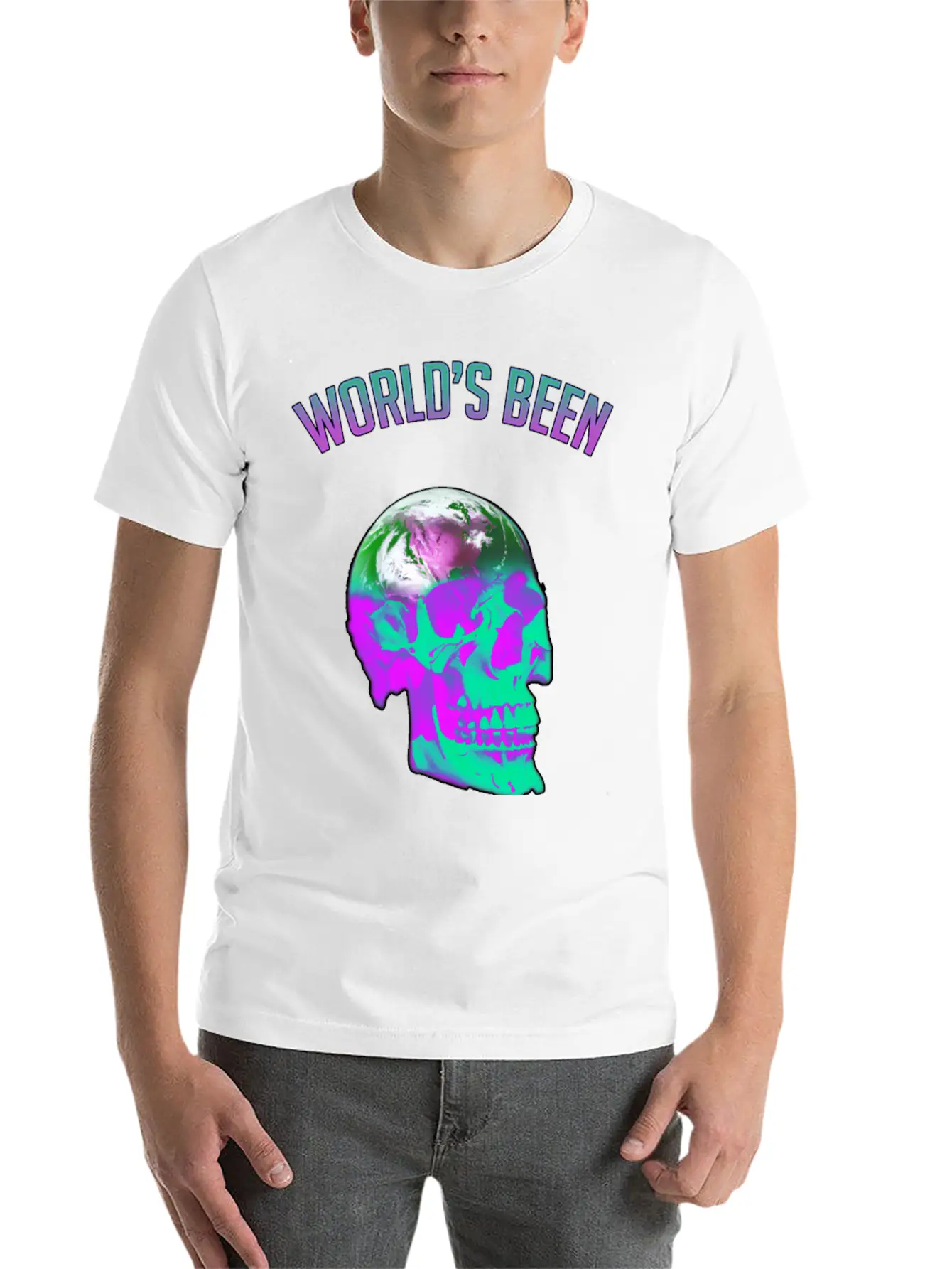 World's Been On My Mind Unisex Short Sleeve Soft Cotton T-Shirt – Casual Everyday Wear