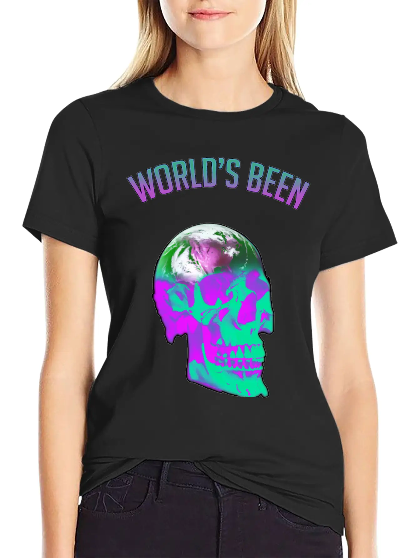 World's Been On My Mind Unisex Short Sleeve Soft Cotton T-Shirt – Casual Everyday Wear