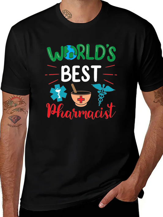 World's Best Pharmacist Apothecary Pharmacy Job Timeless Short Sleeve Tee – Comfy And Minimalist Design